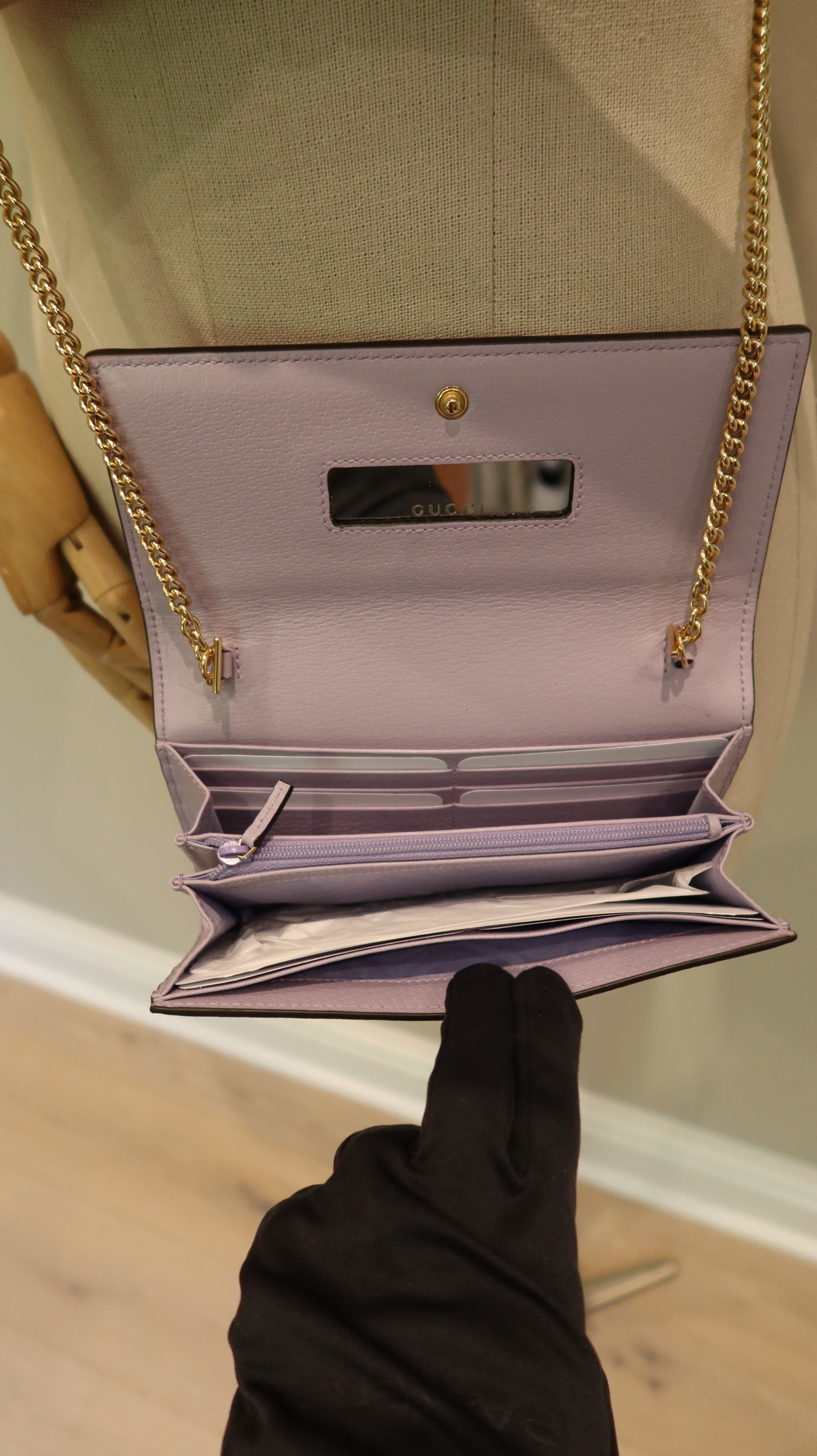 Gucci Ophidia Wallet on Chain *Store Fresh*