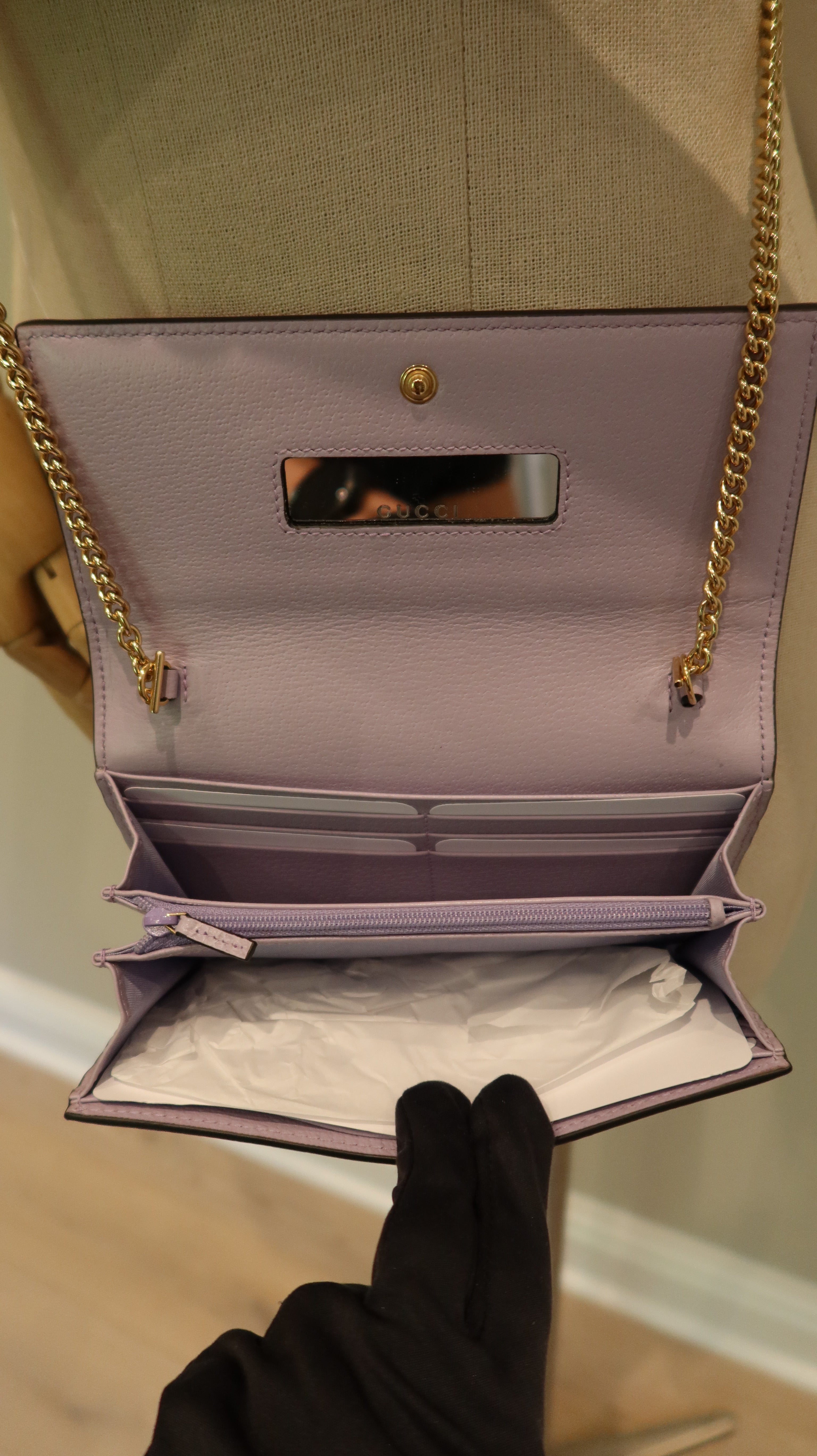 Gucci Ophidia Wallet on Chain *Store Fresh*