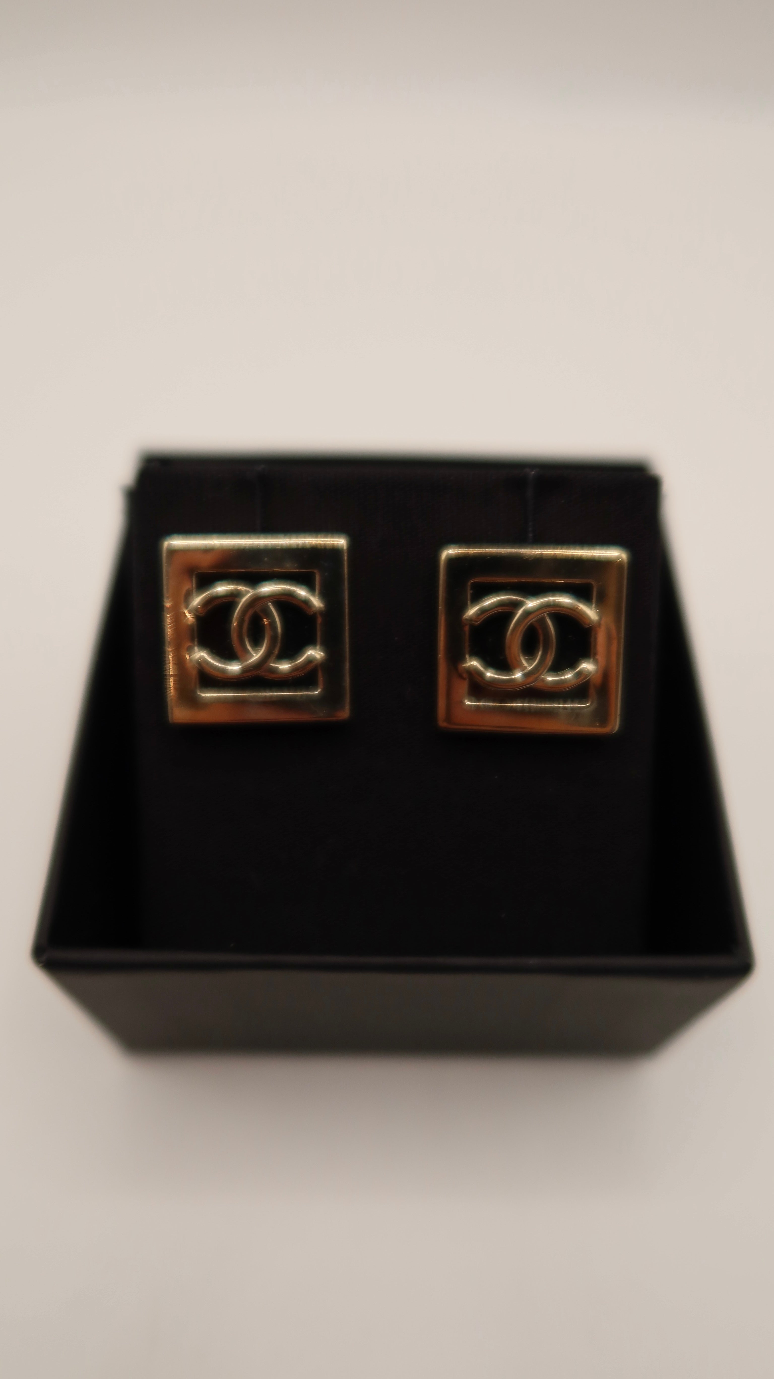 Chanel CC Earrings