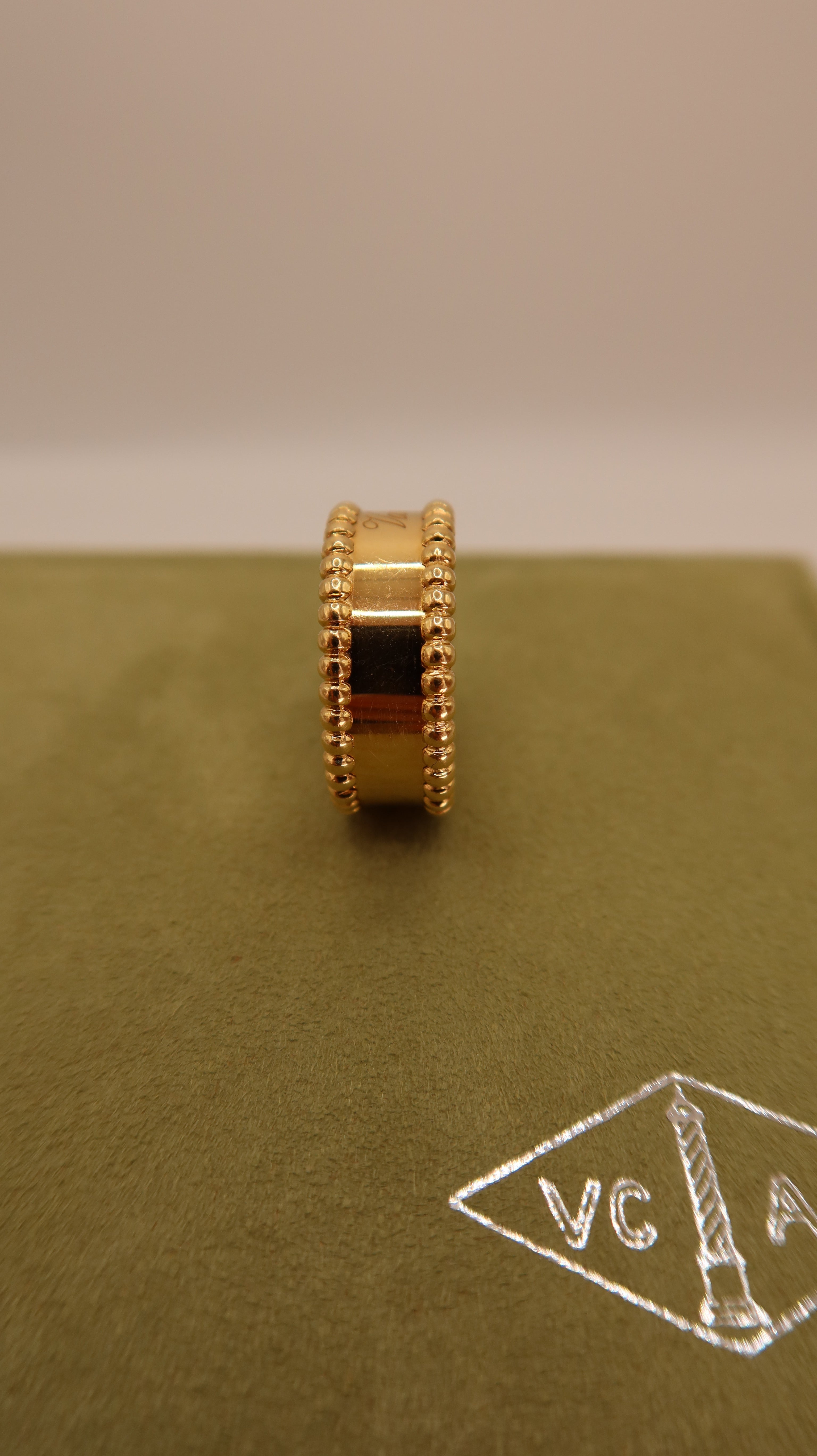 Van Cleef & Arpels Perlée Signature Ring (YG/52)