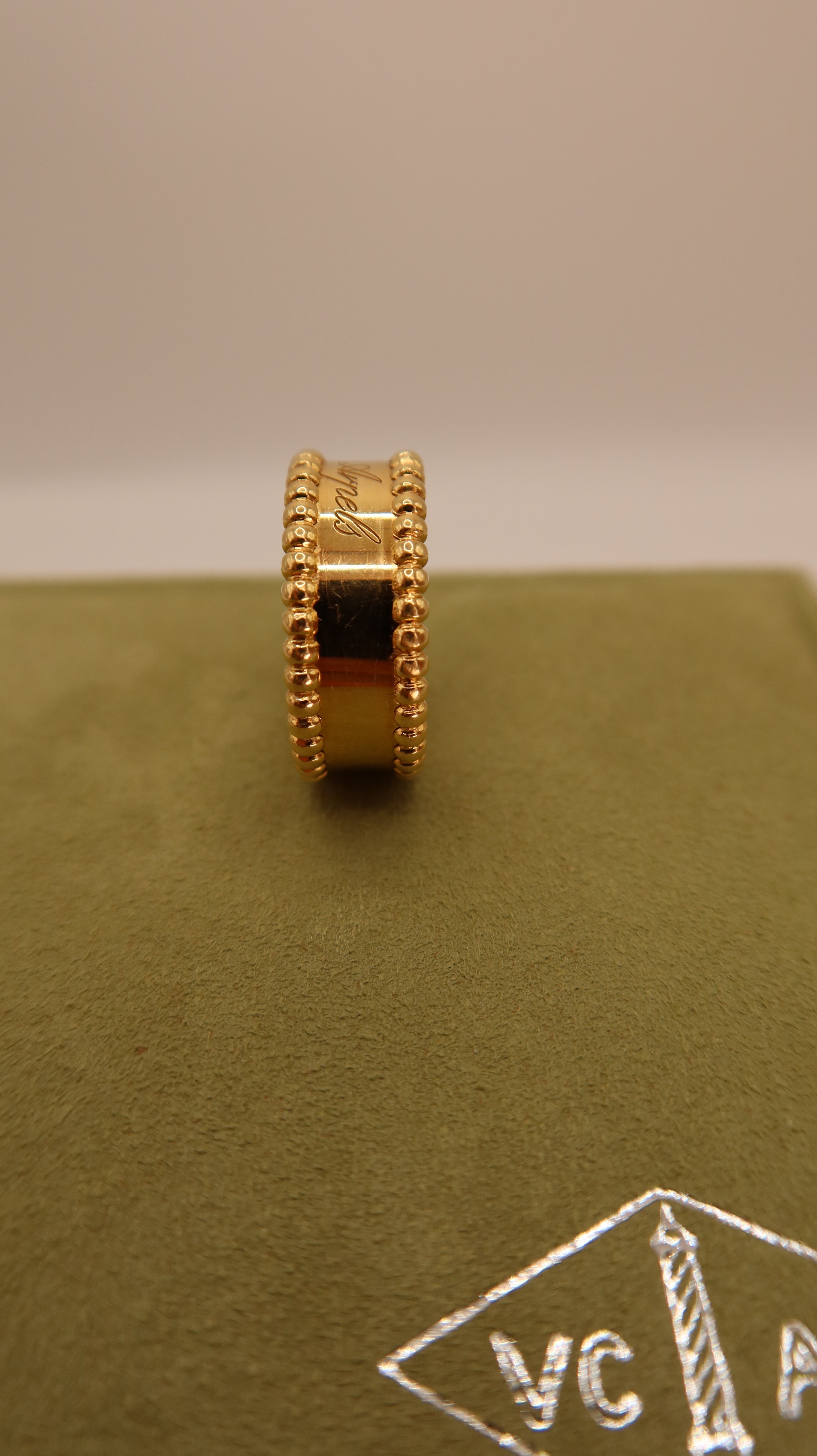 Van Cleef & Arpels Perlée Signature Ring (YG/52)