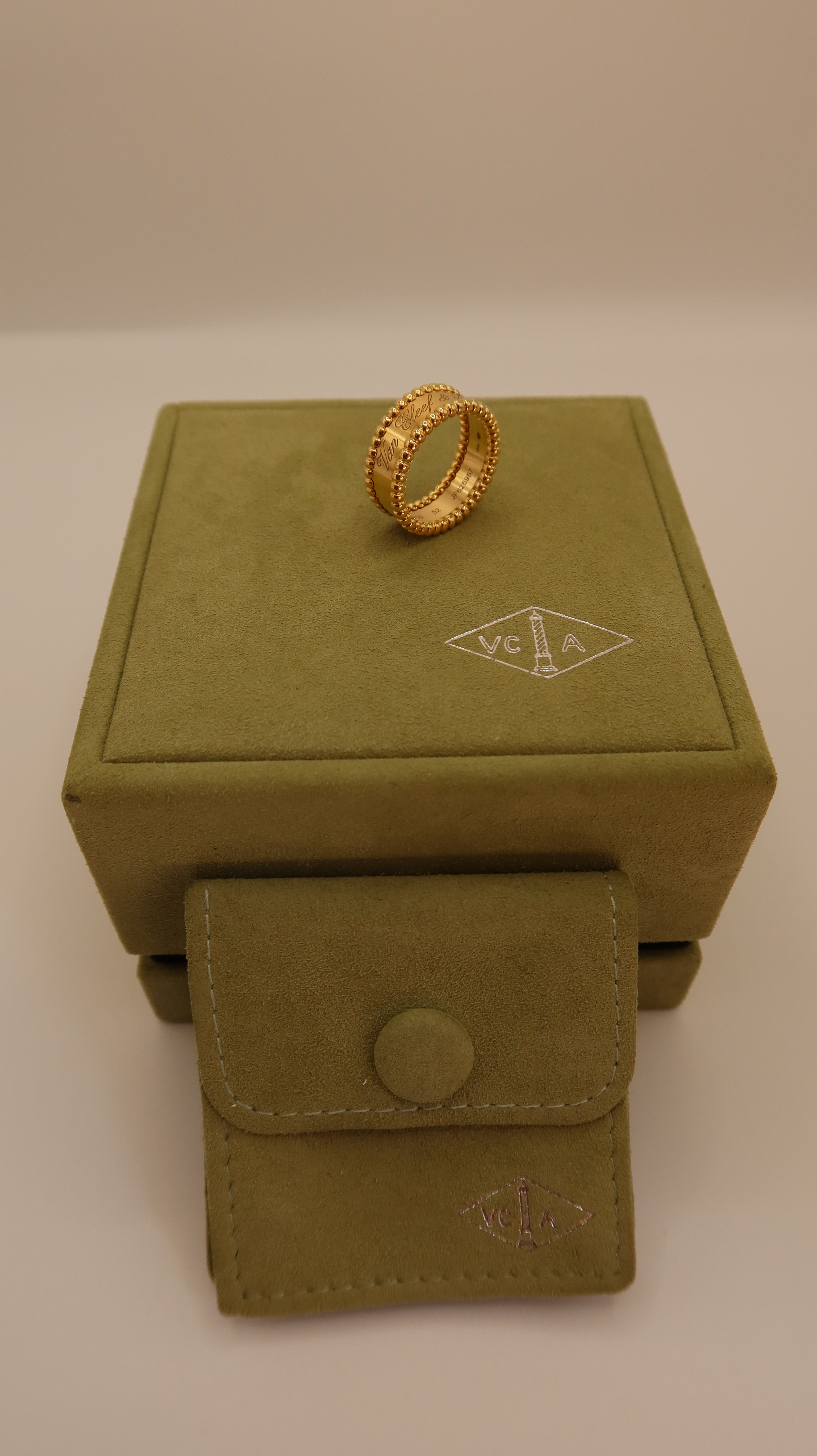 Van Cleef & Arpels Perlée Signature Ring (YG/52)