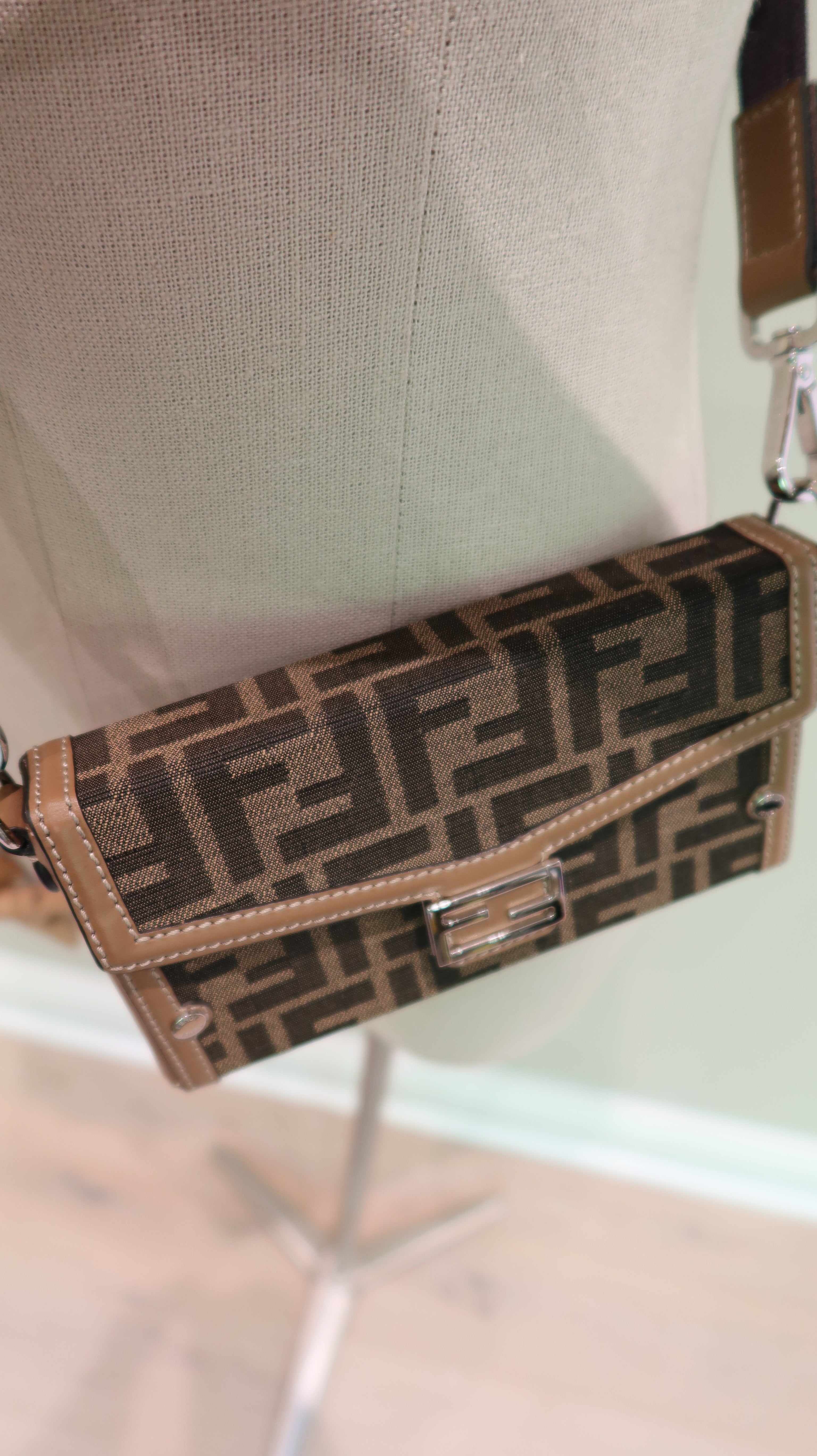 Fendi Baguette Crossbody Bag