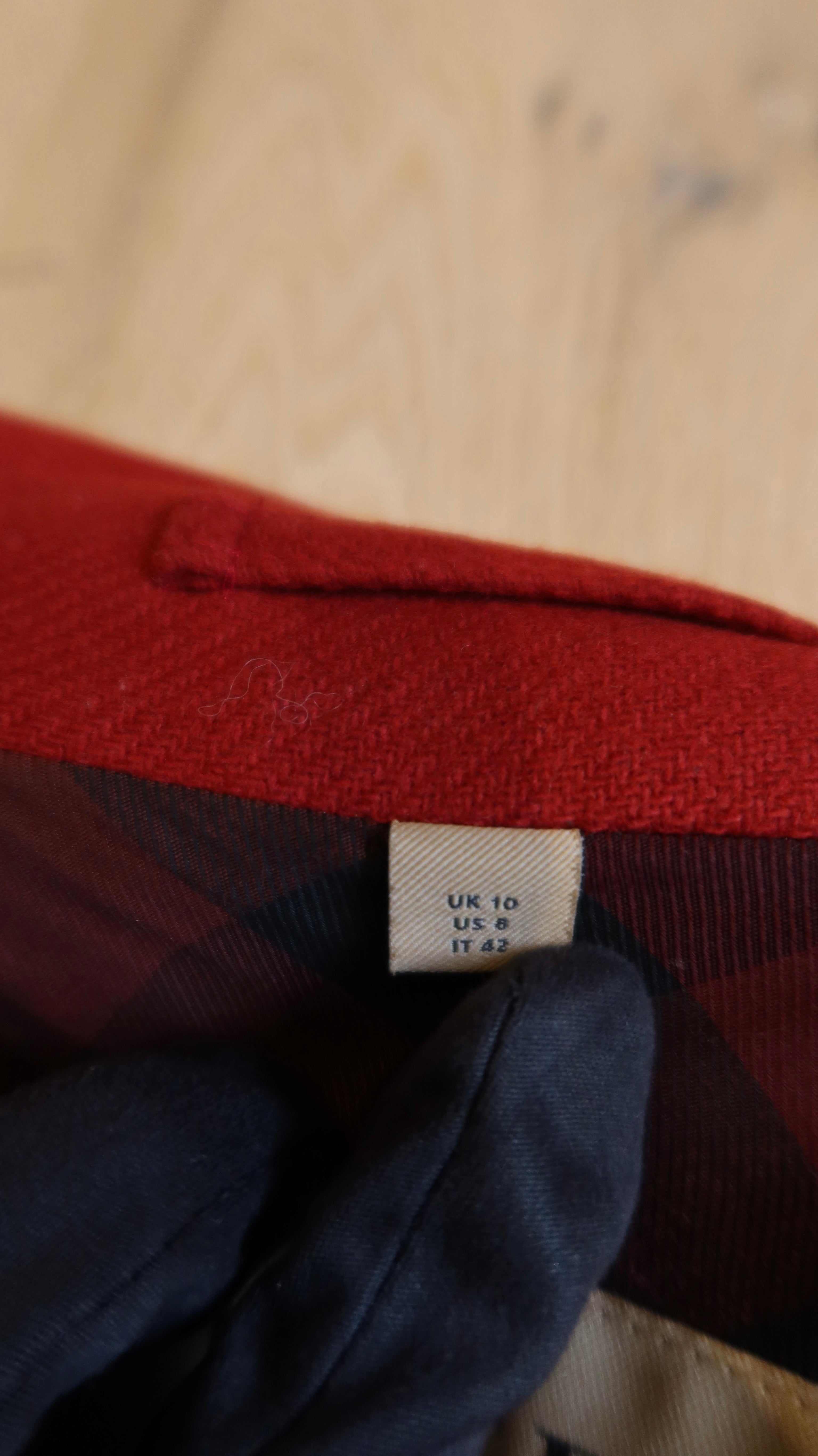 Burberry Wool Coat (UK10)