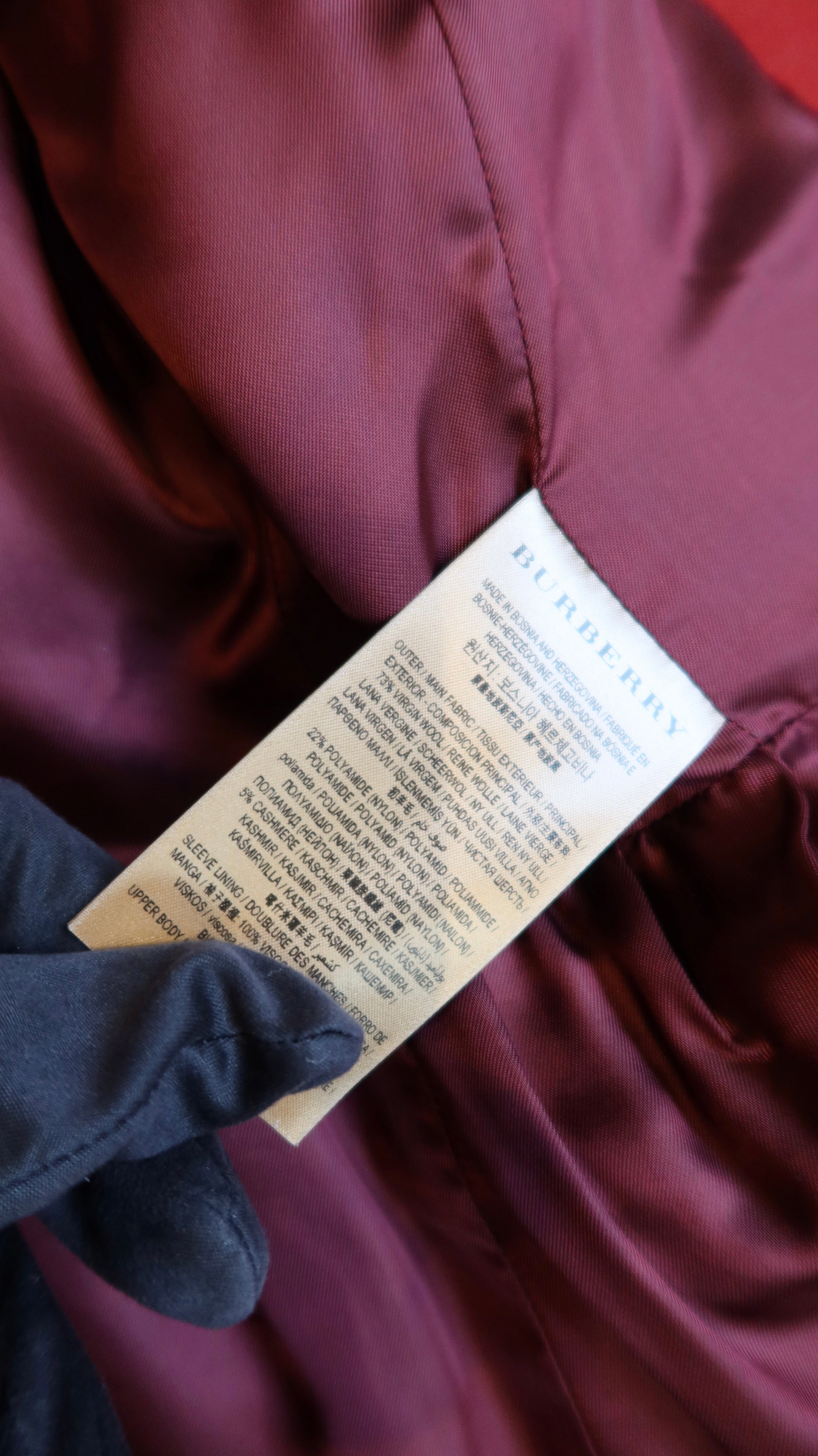 Burberry Wool Coat (UK10)