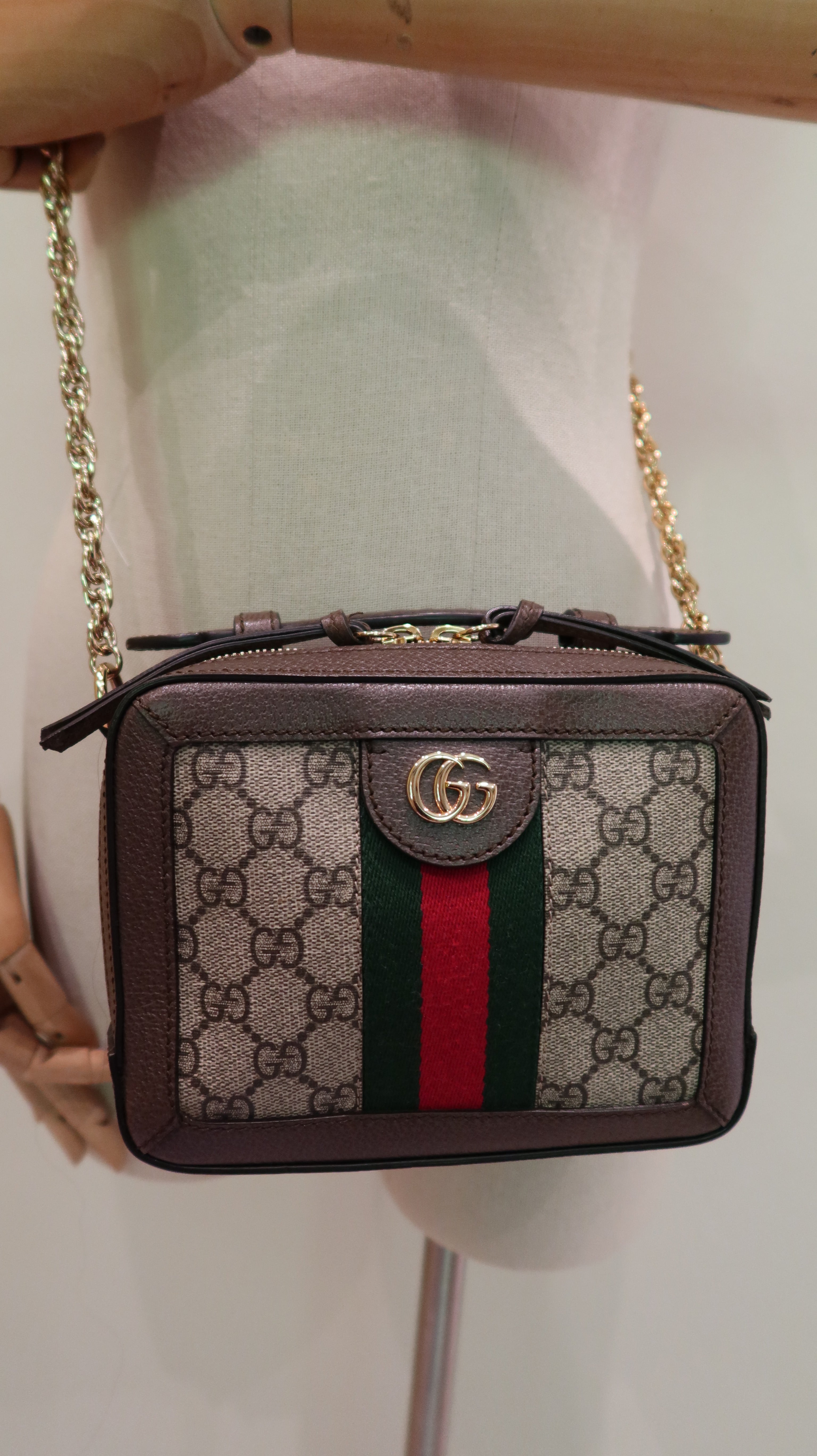Gucci Ophidia GG Mini Top Handle Bag