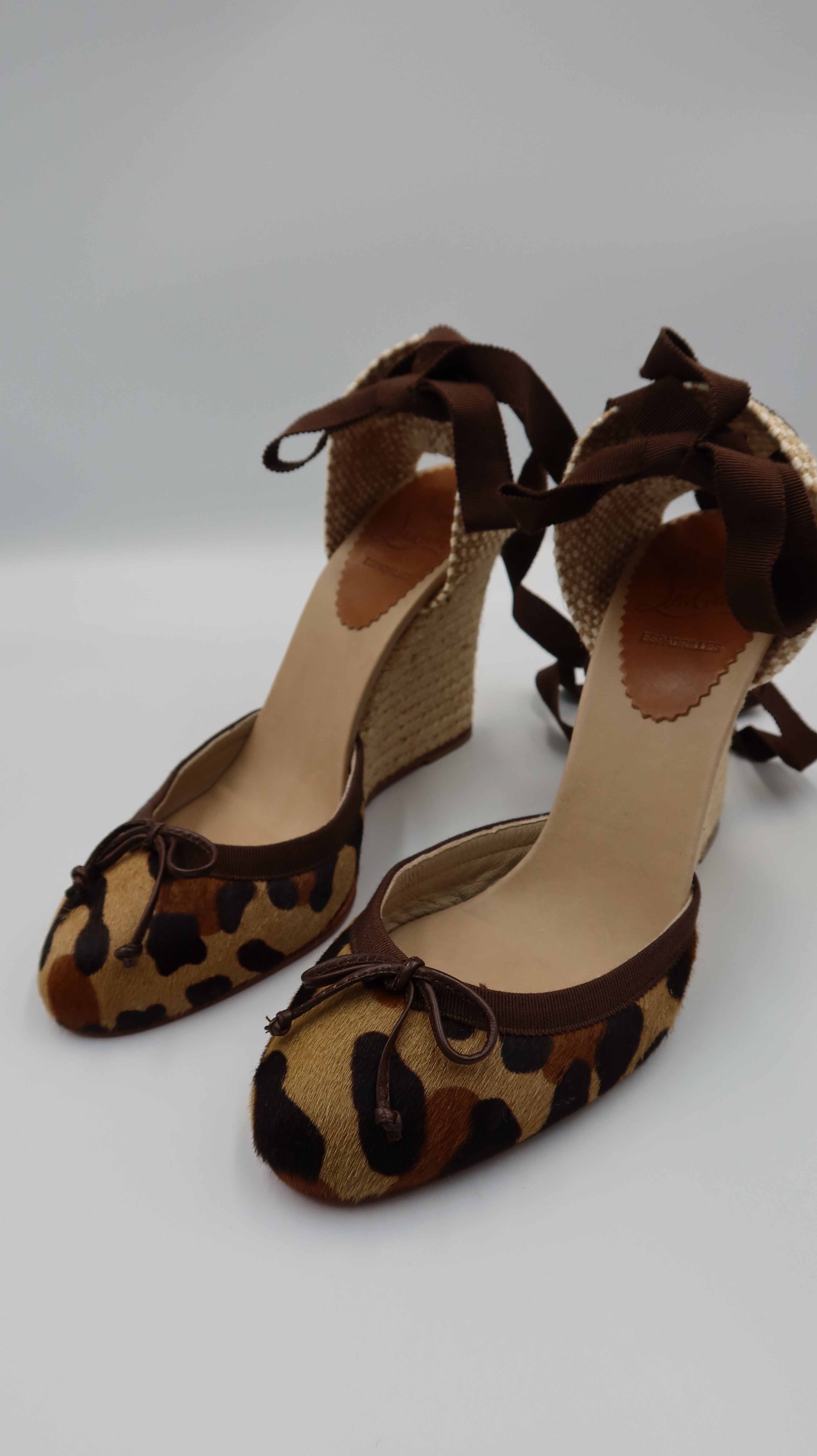 Christian Louboutin Espadrille Wedges (EU37)