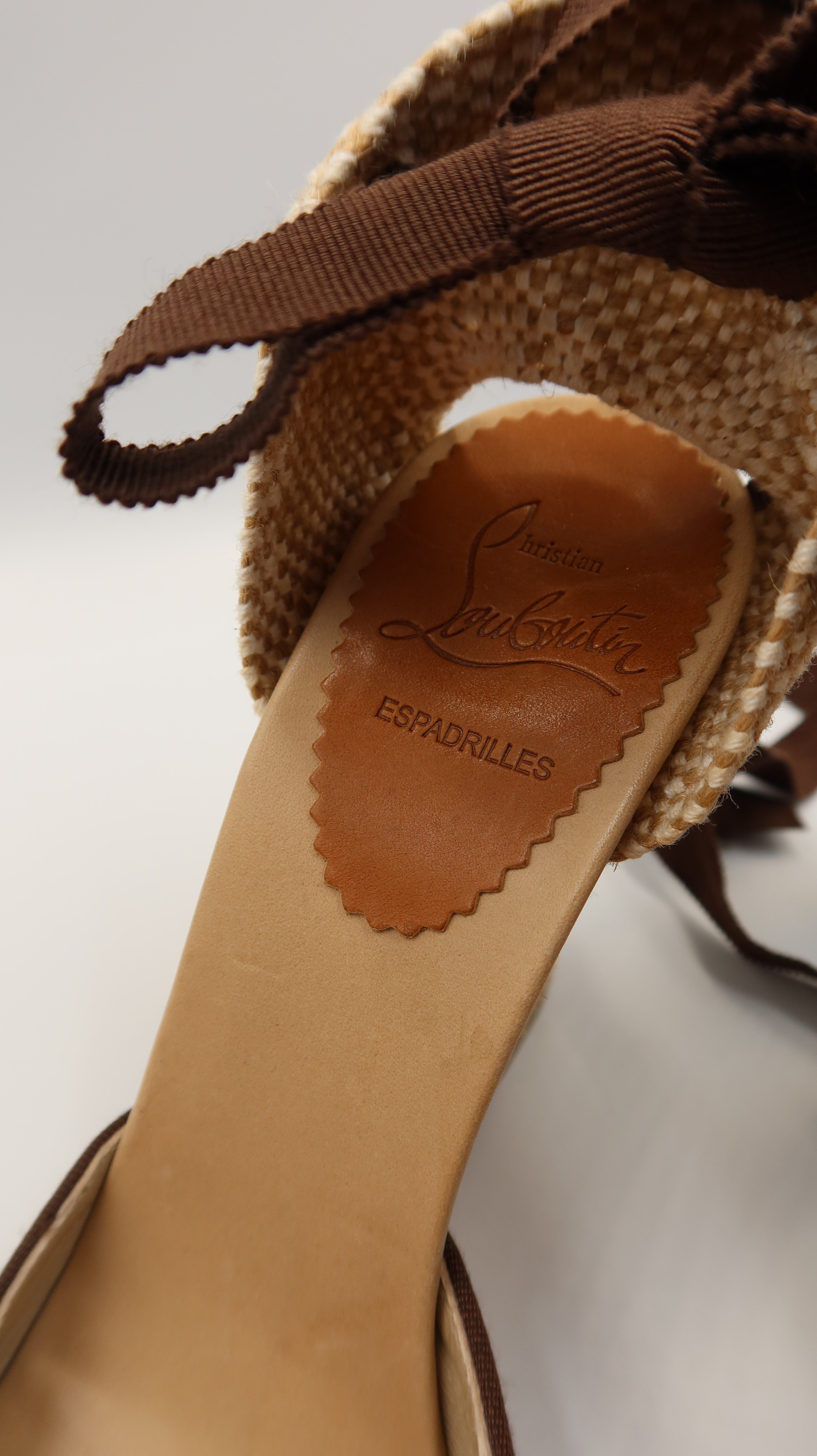 Christian Louboutin Espadrille Wedges (EU37)