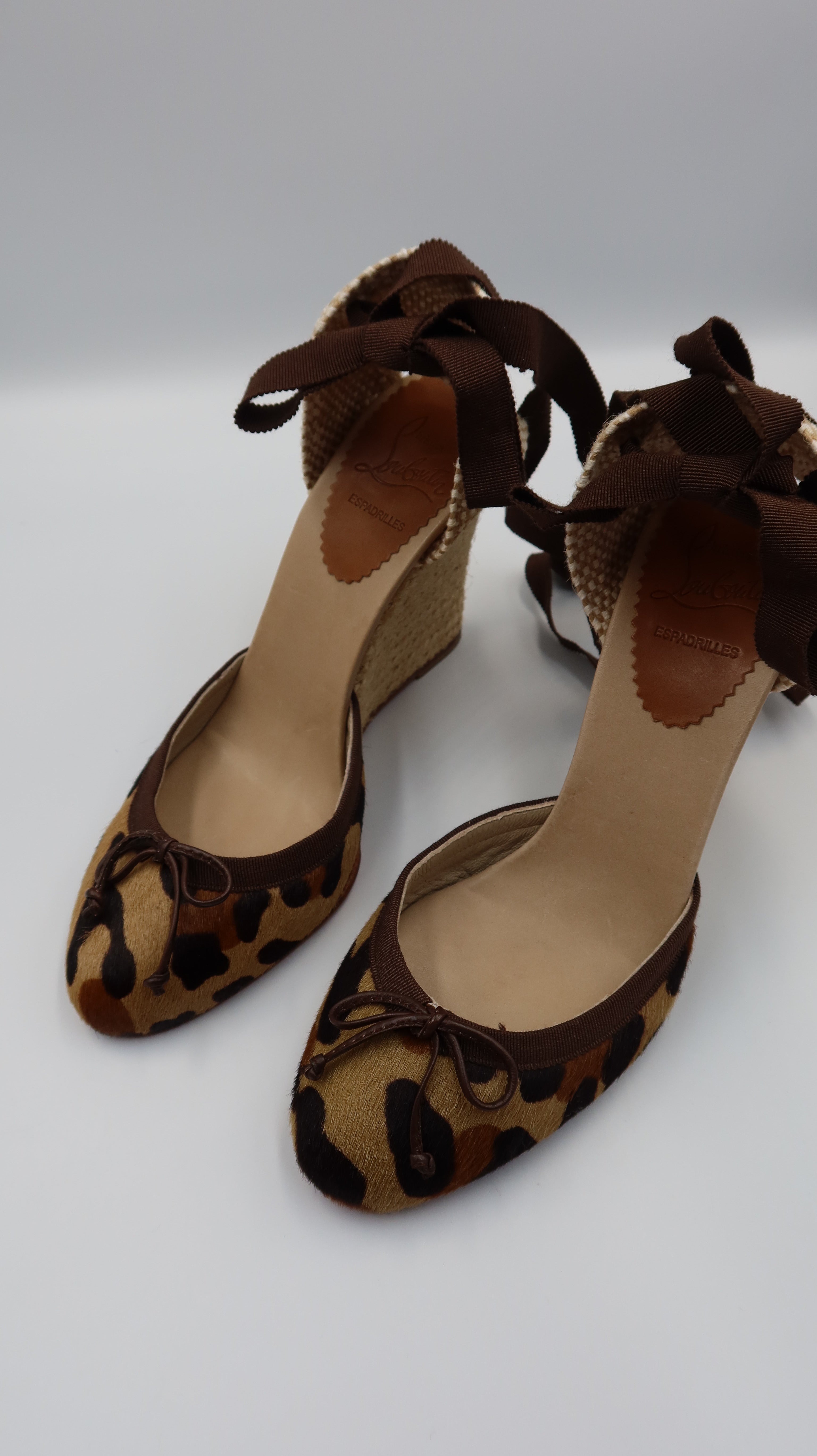 Christian Louboutin Espadrille Wedges (EU37)