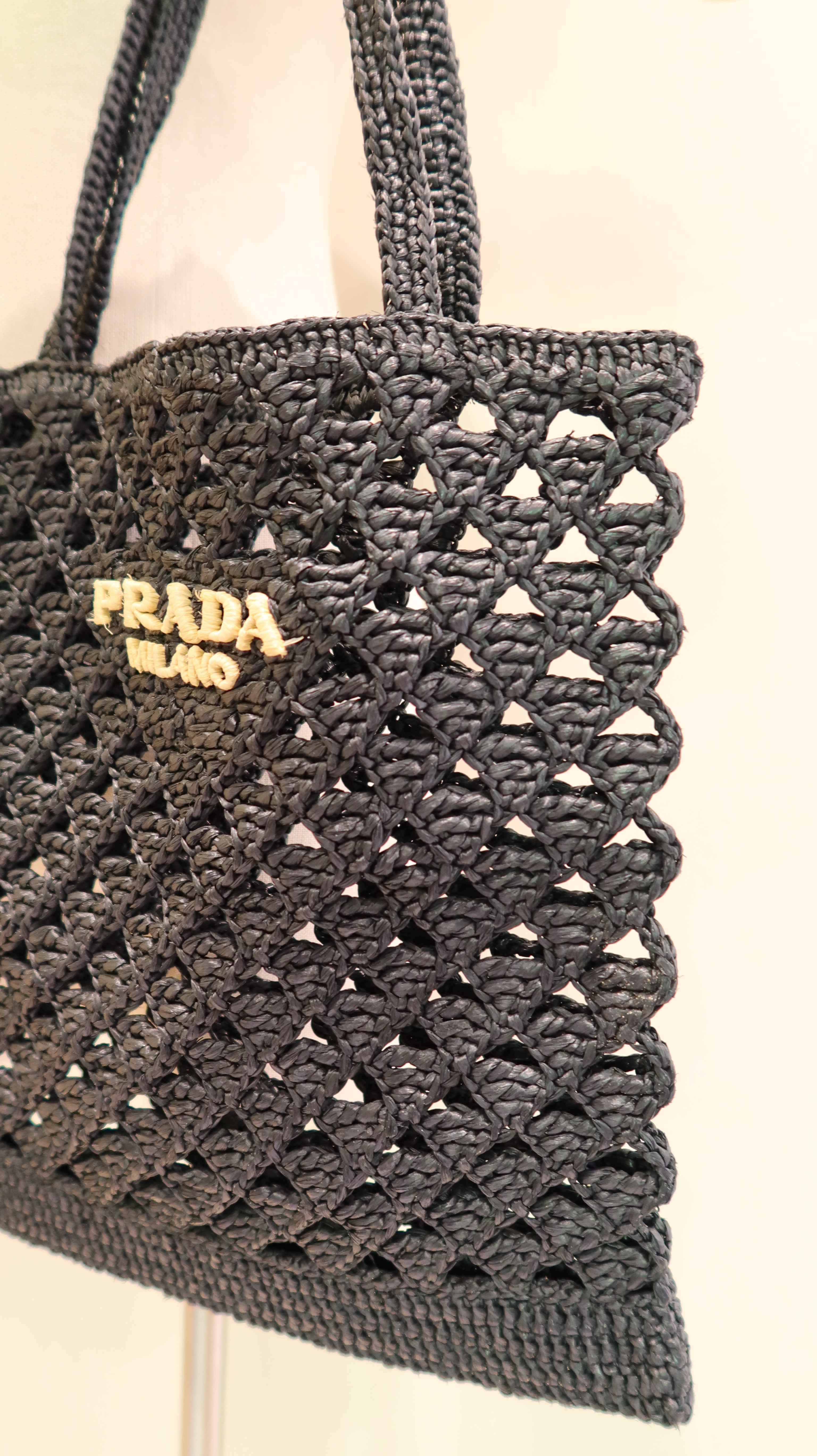 Prada Crochet Tote