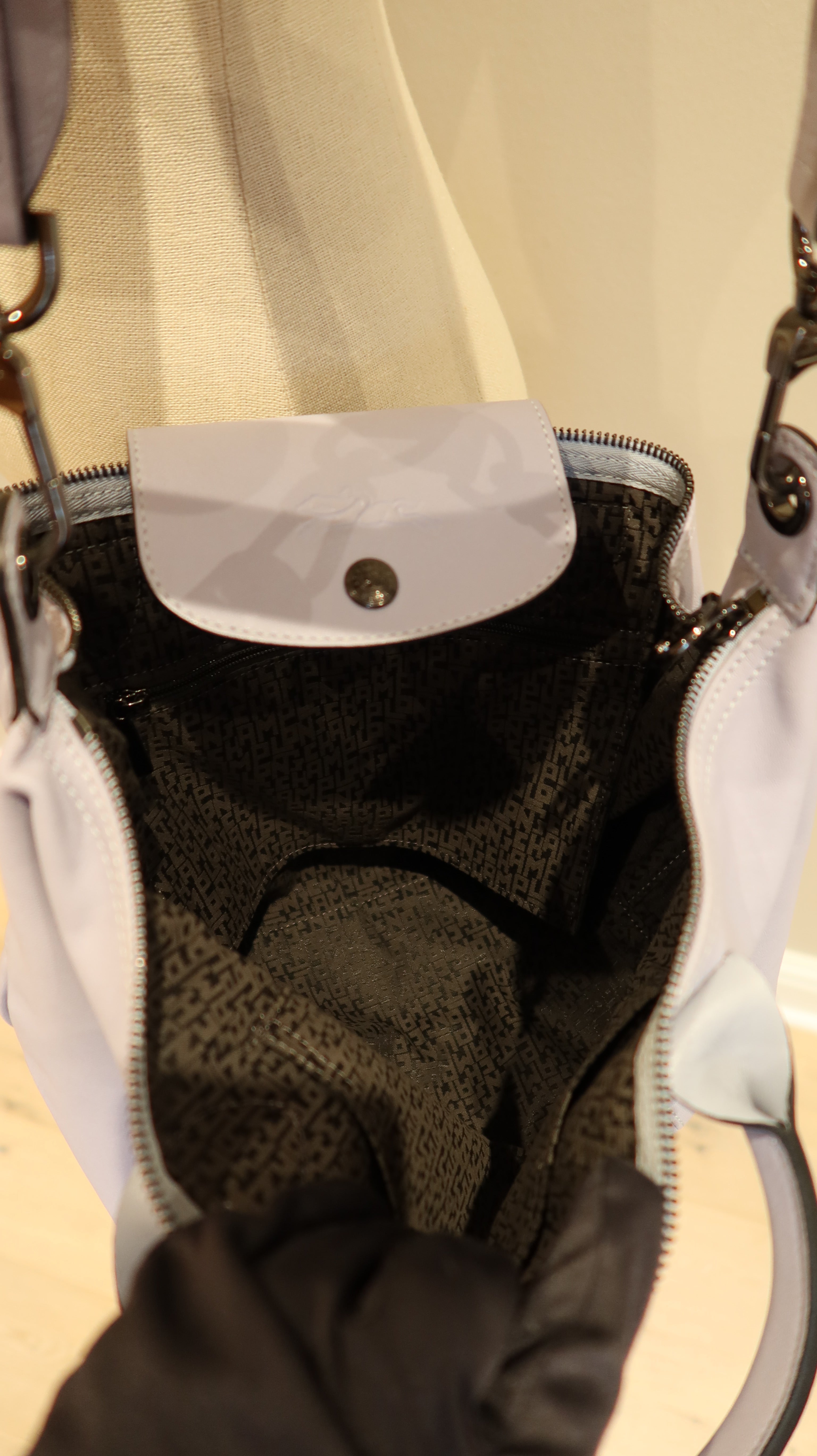 Longchamp Le Pliage Cuir Handbag