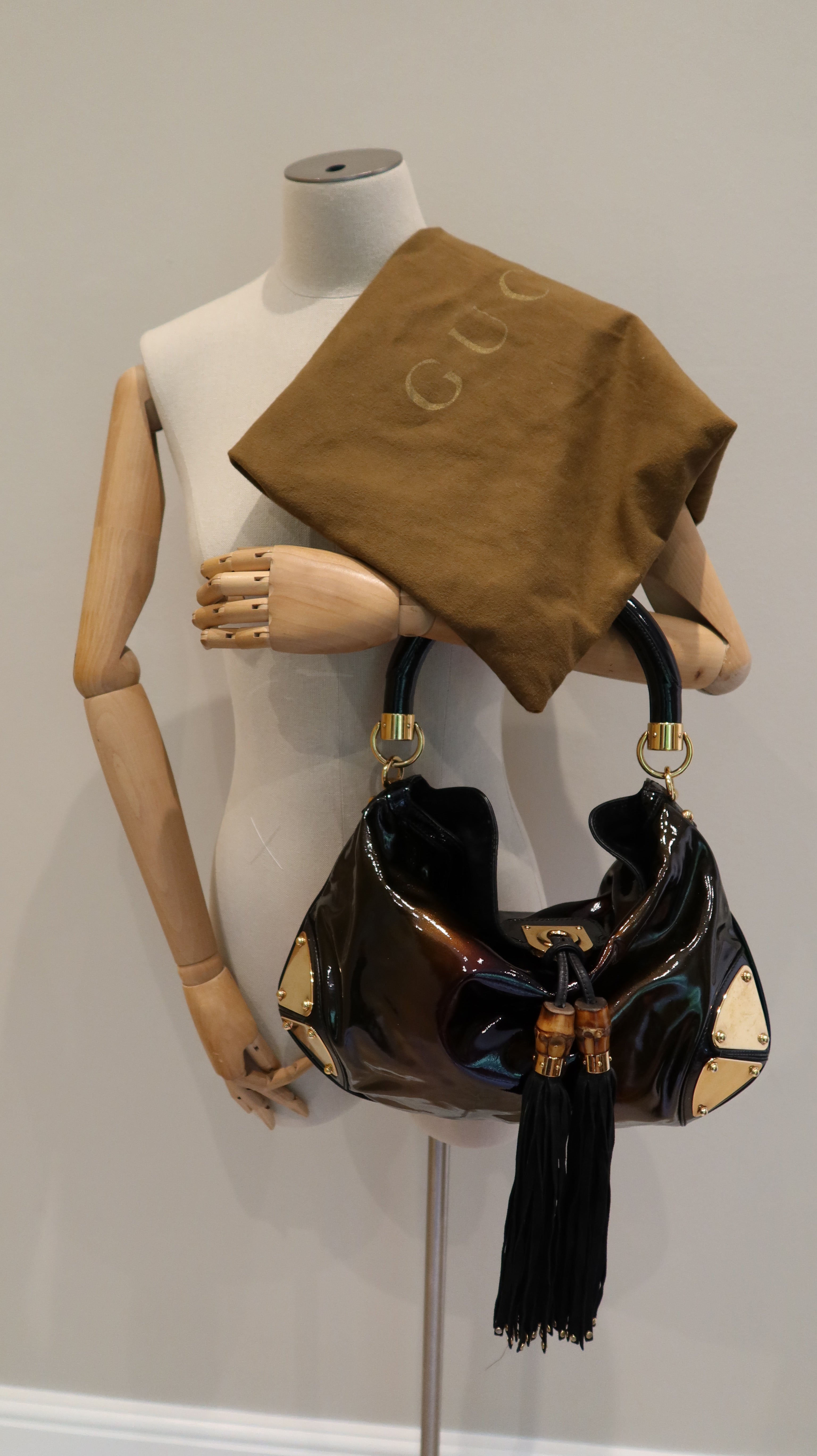 Gucci Vintage Indy Top Handle Bag