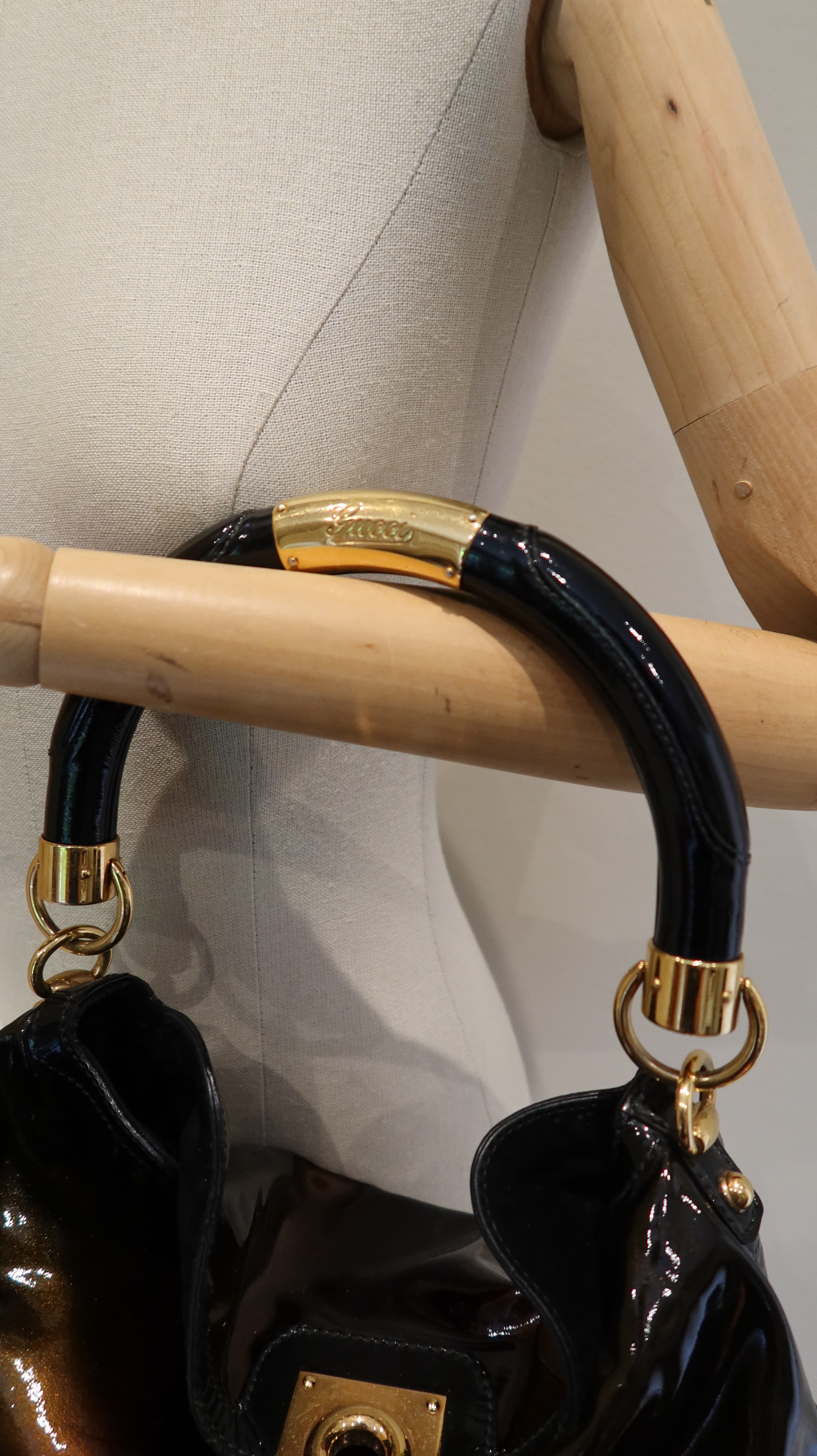 Gucci Vintage Indy Top Handle Bag