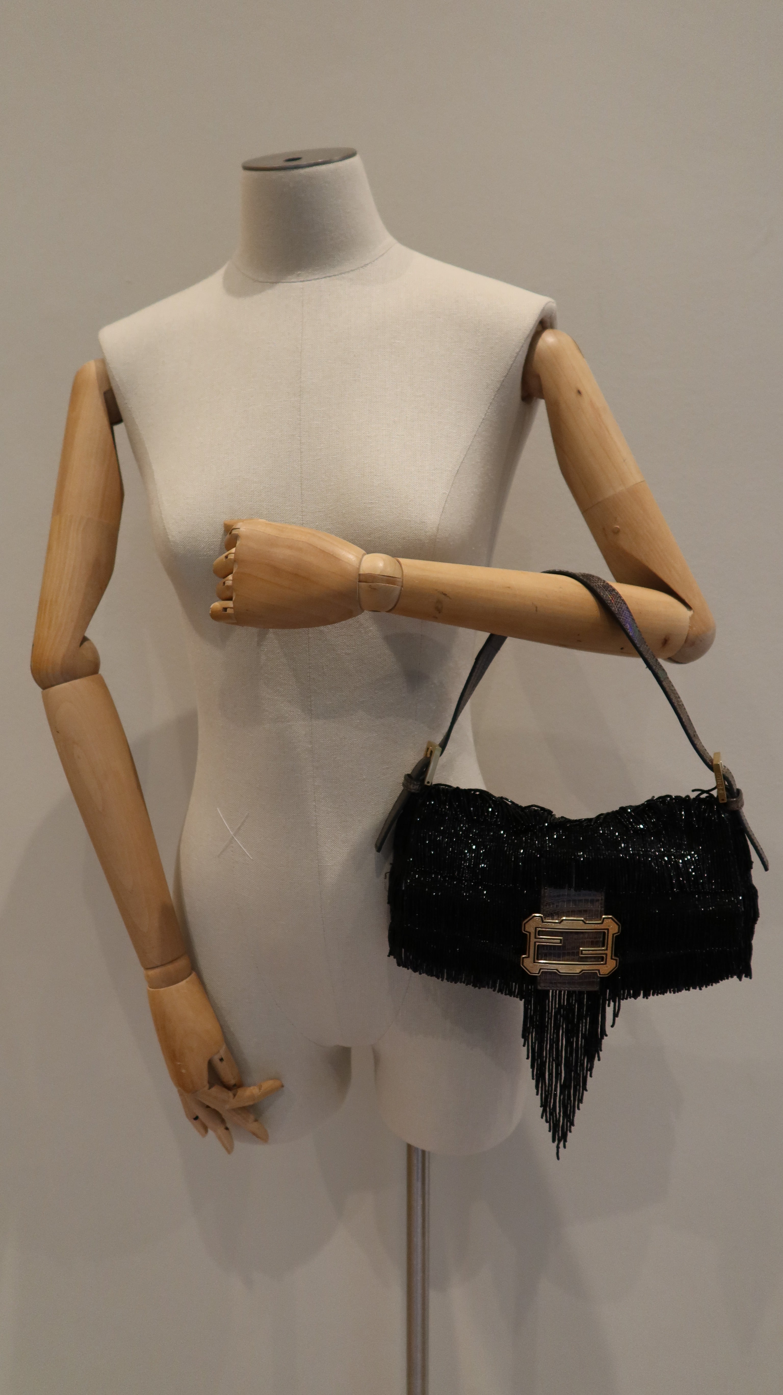 Fendi Beaded Baguette Bag