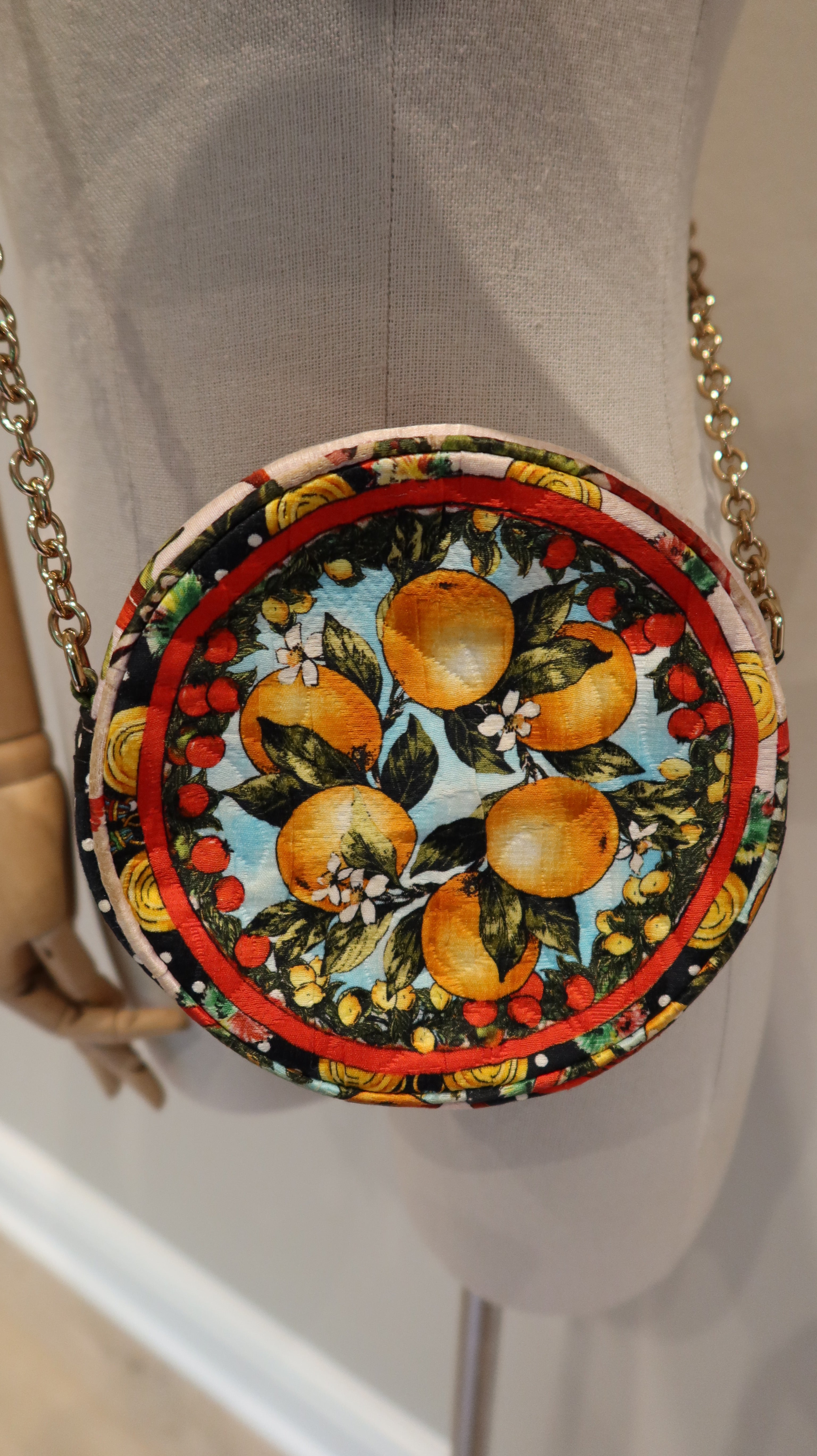Dolce & Gabbana Round Crossbody Bag