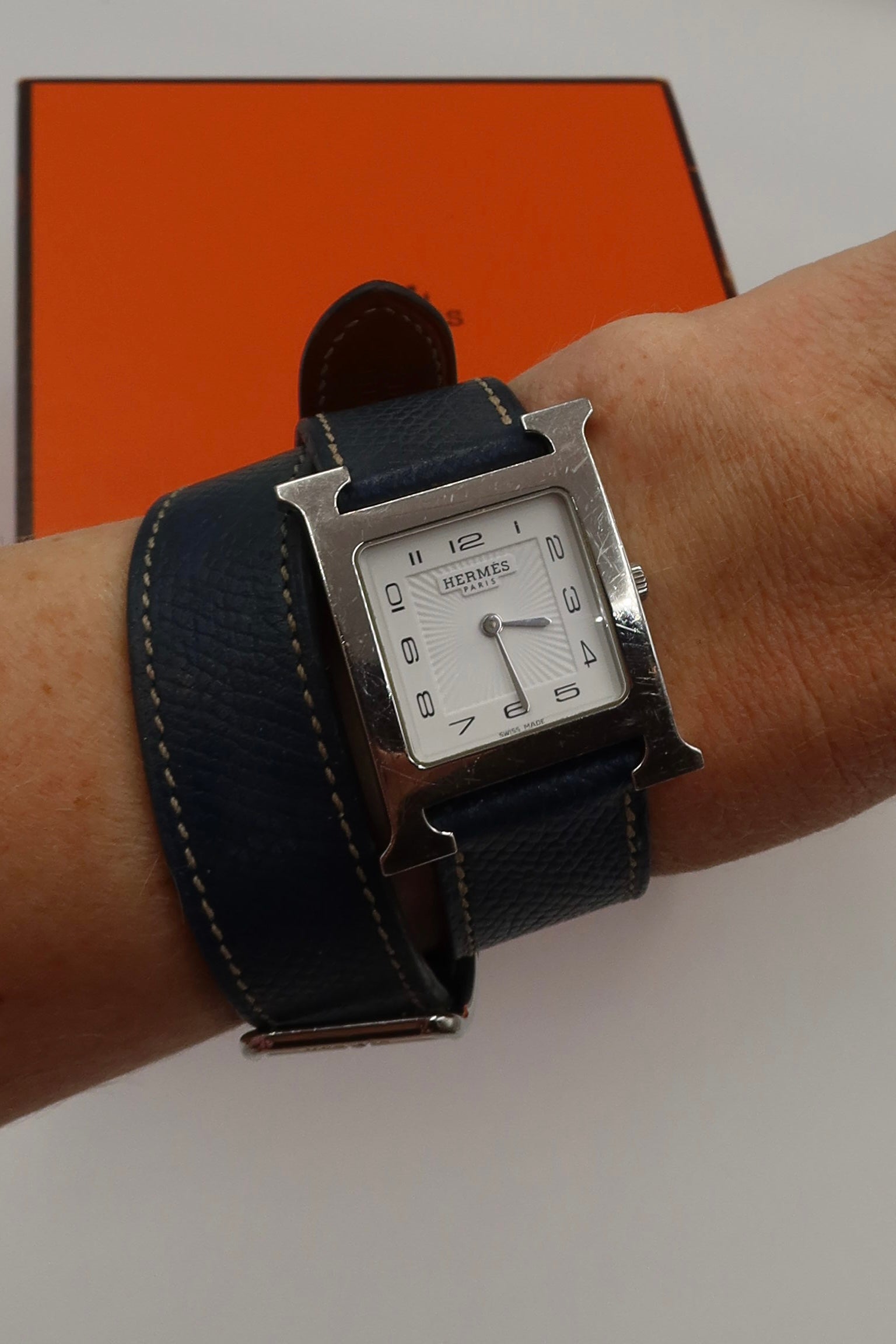 Hermès H Heure Double Tour Watch