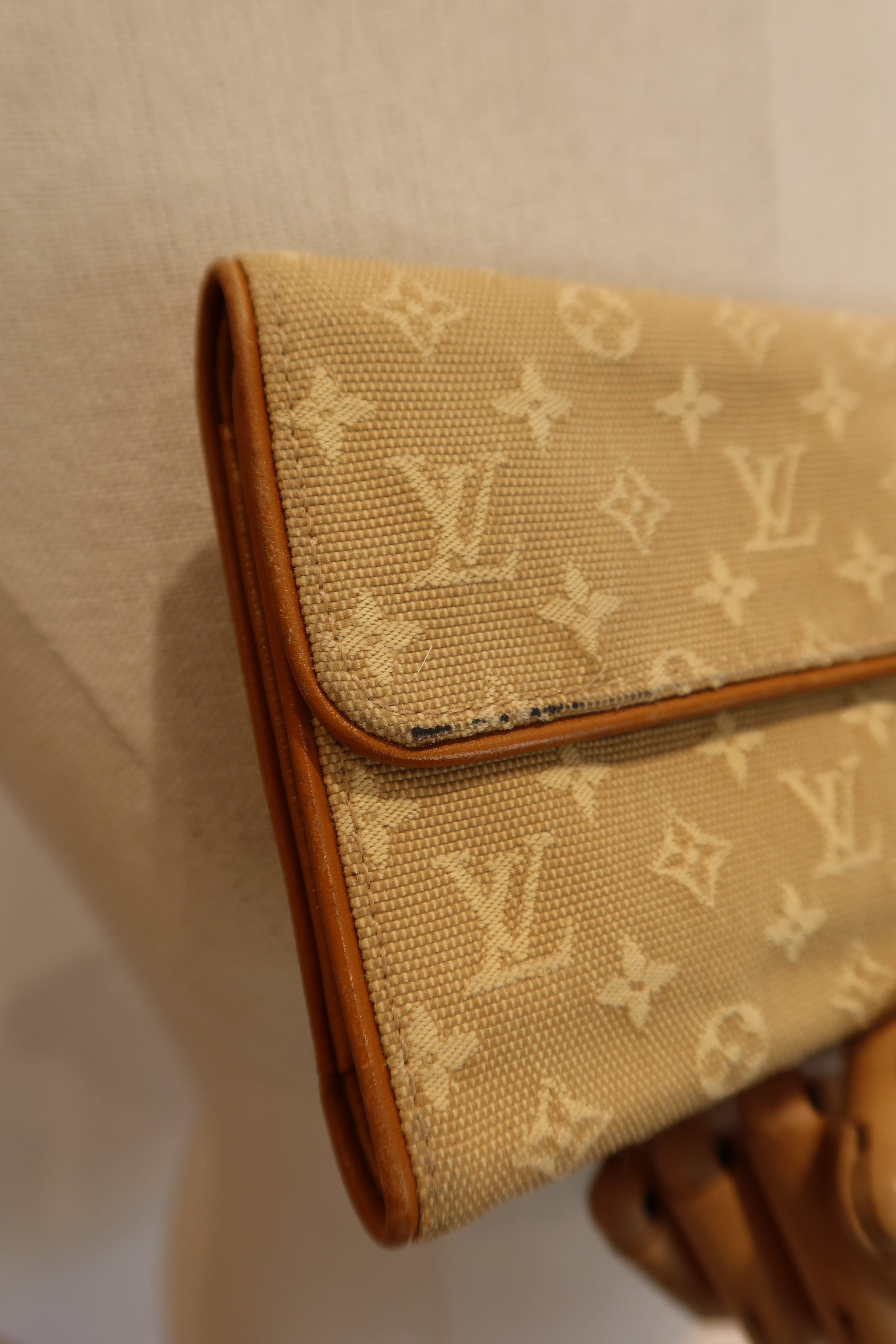 Louis Vuitton Mini Lin Compact Wallet