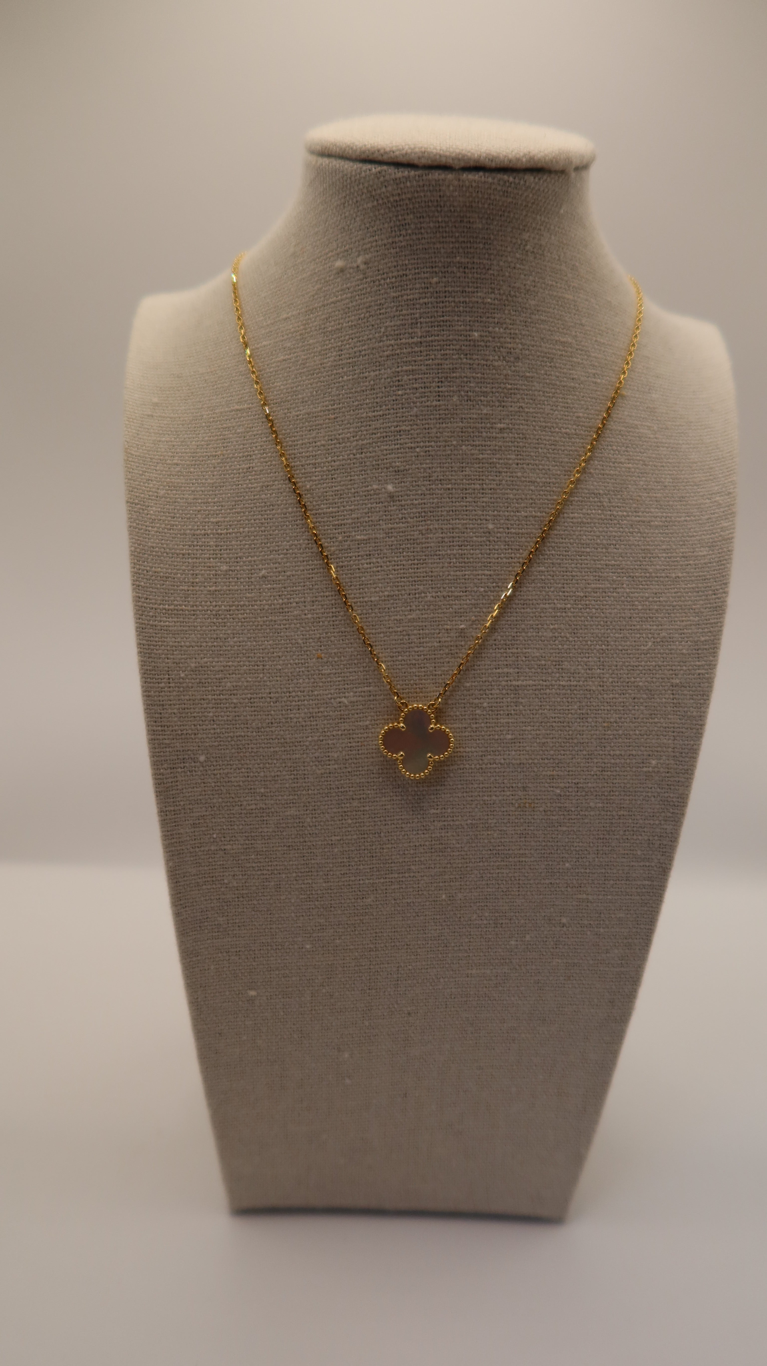 Van Cleef & Arpels MOP Vintage Alhambra Necklace (YG)