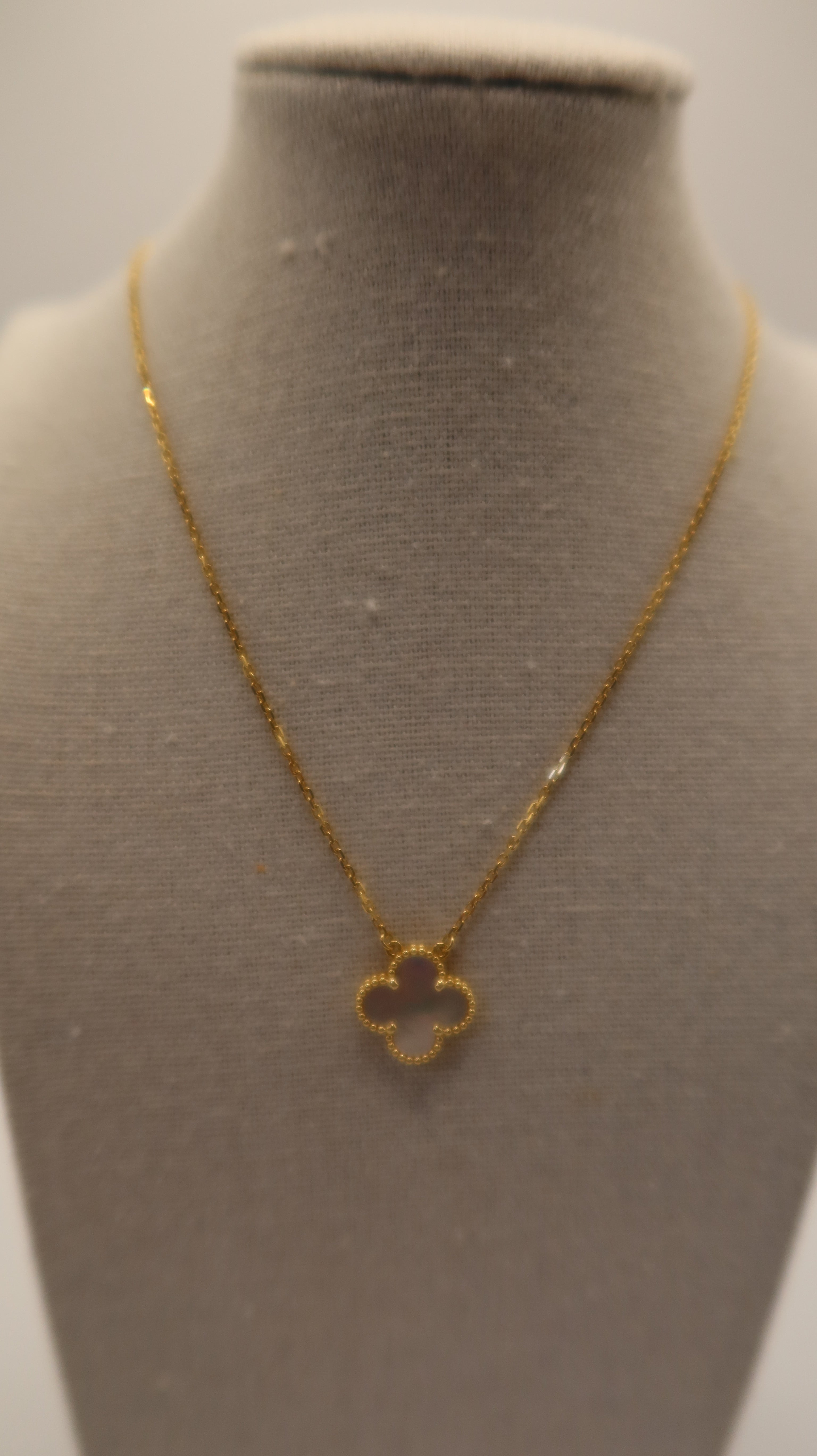 Van Cleef & Arpels MOP Vintage Alhambra Necklace (YG)