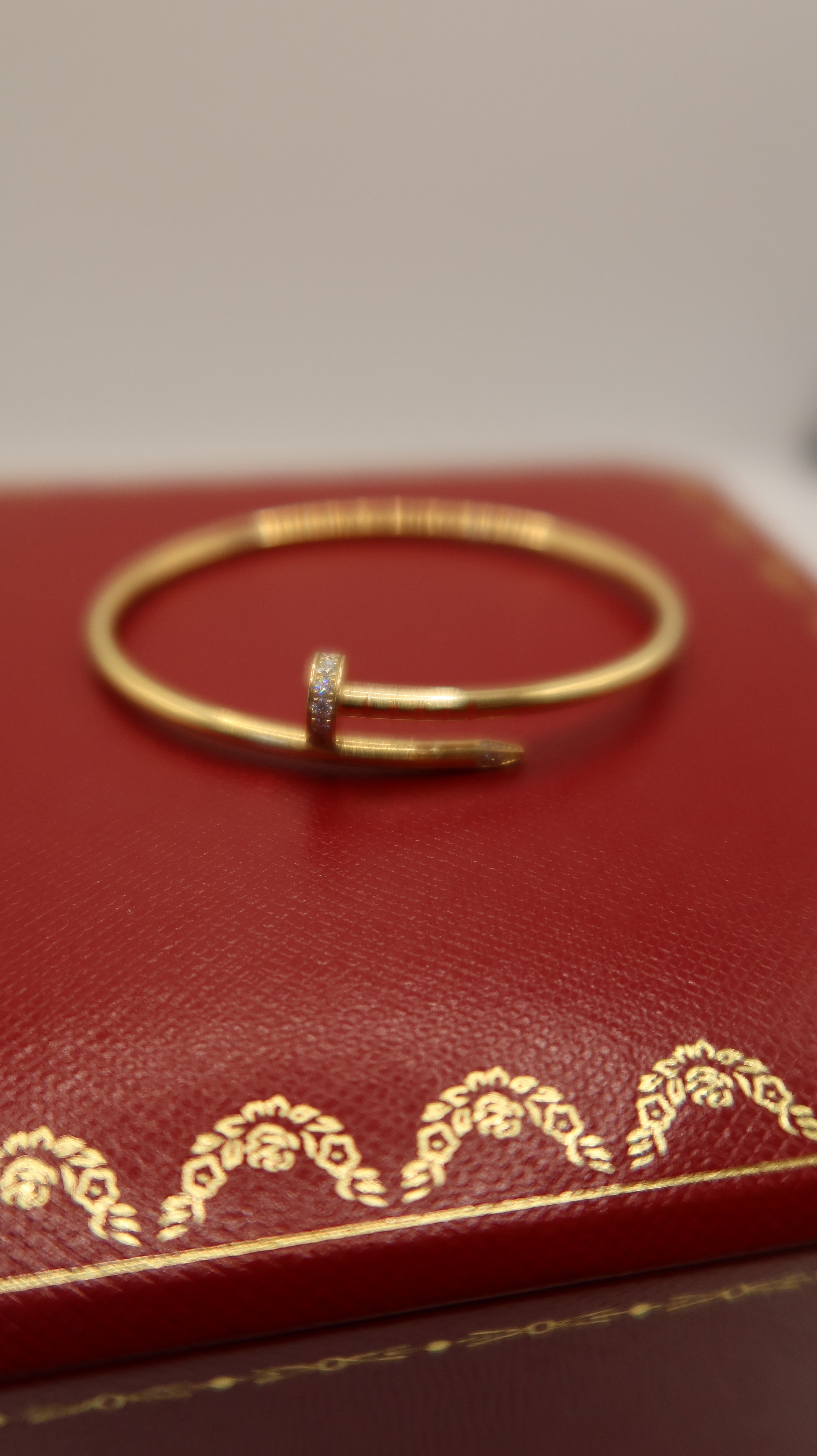 Cartier Juste Un Clou Bracelet with Diamonds (16/YG)