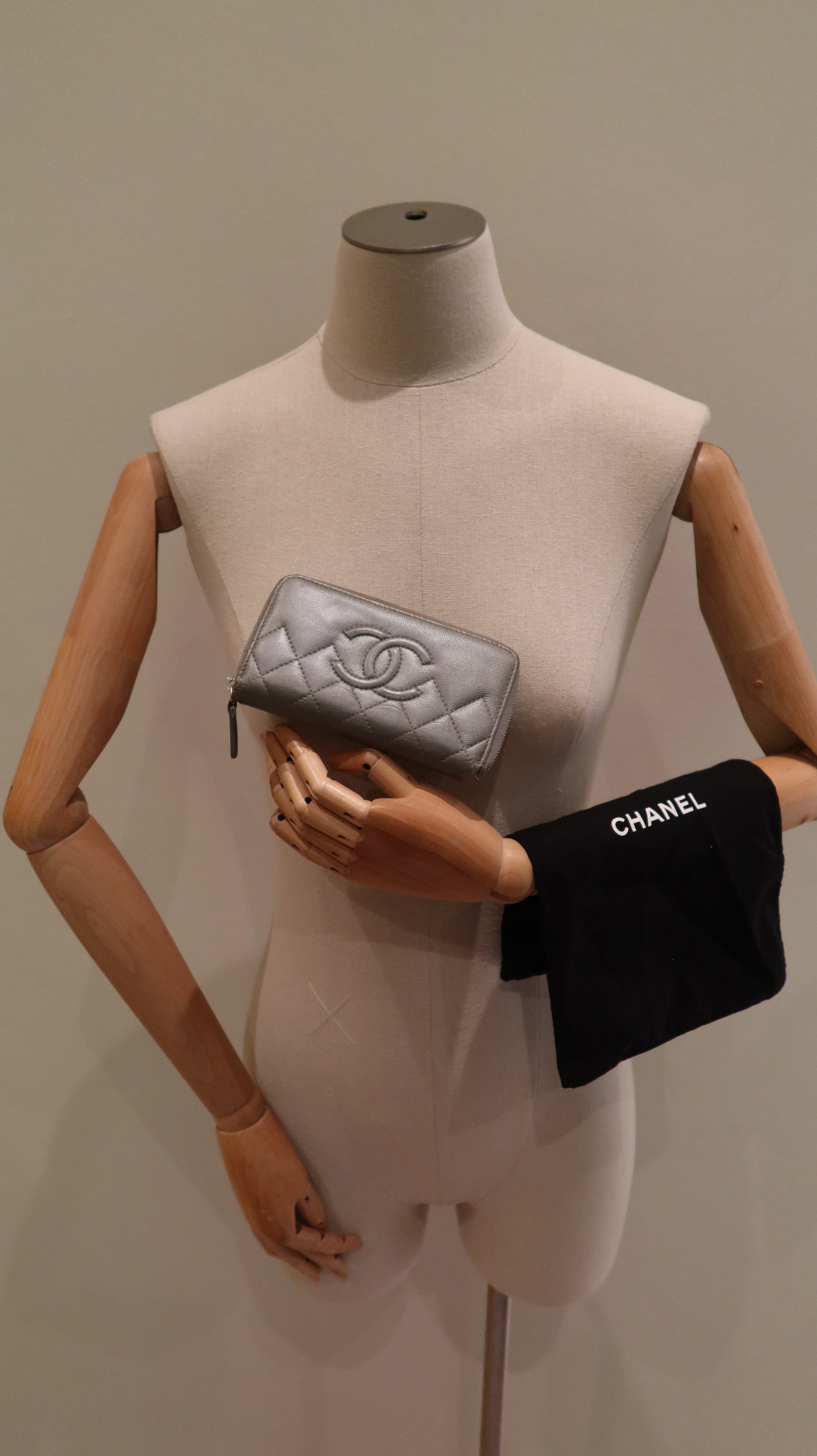 Chanel Zip Around Purse