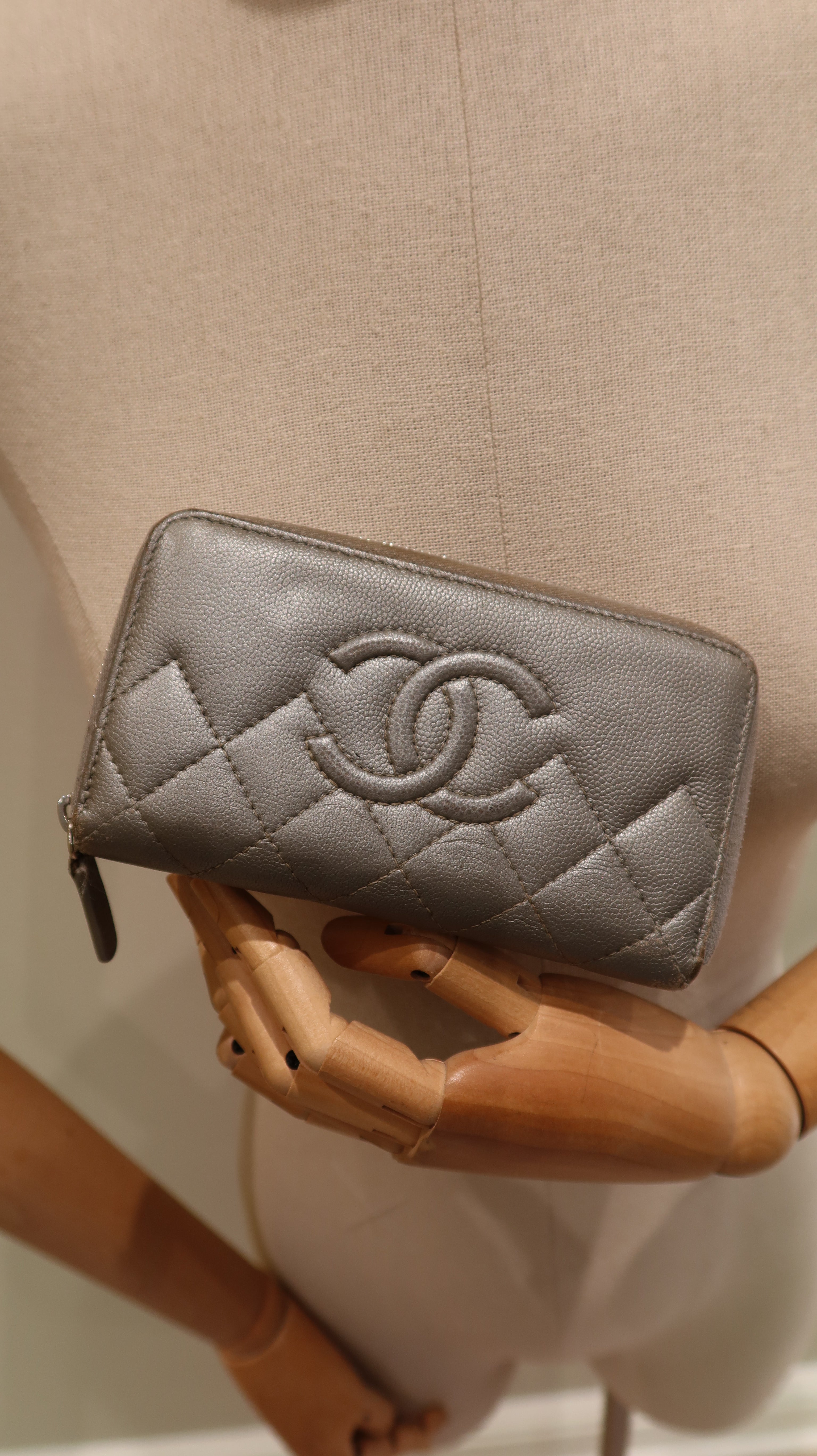 Chanel Zip Around Purse