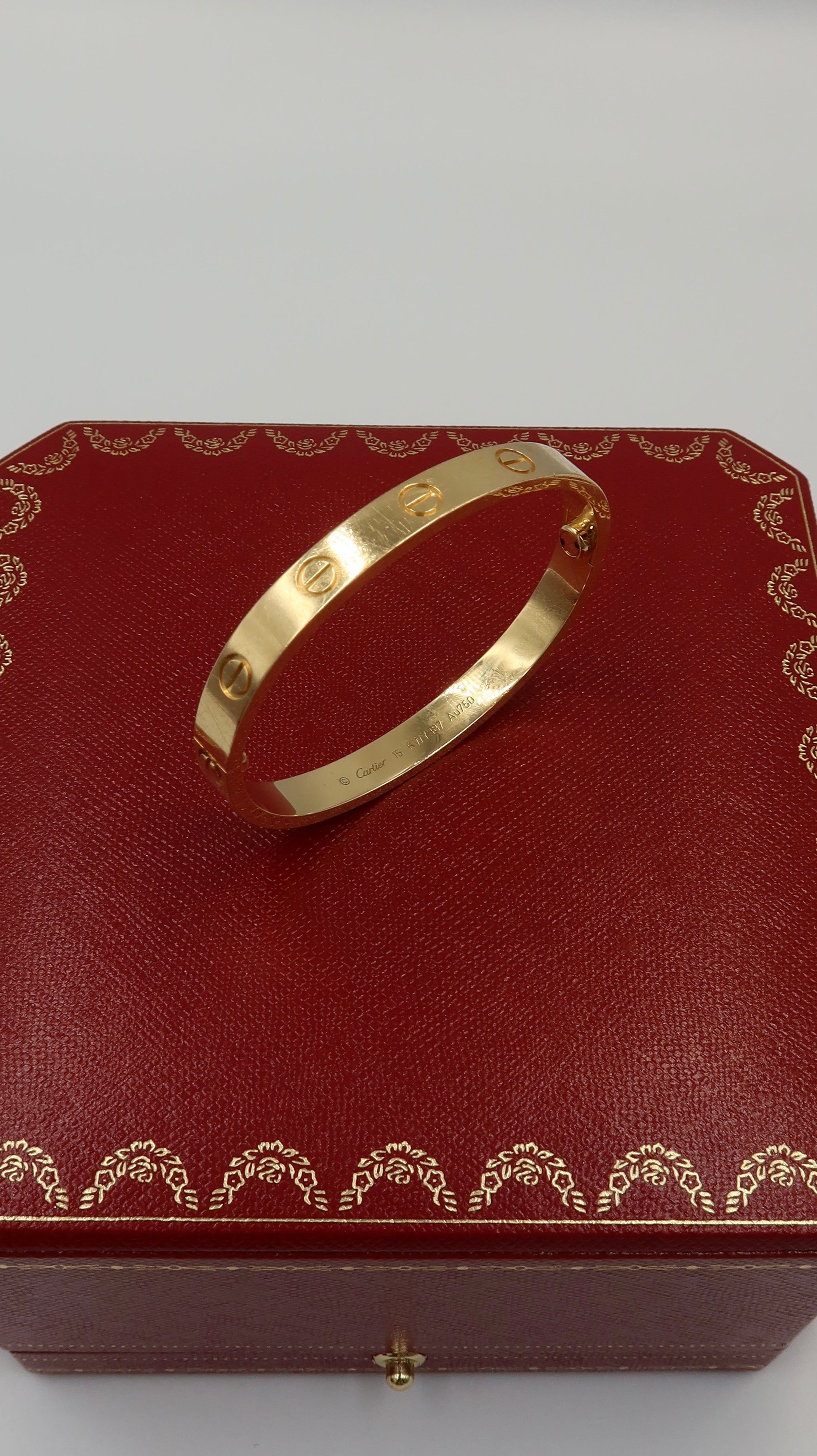 Cartier Love Bracelet (15/YG/*FULL SET*)