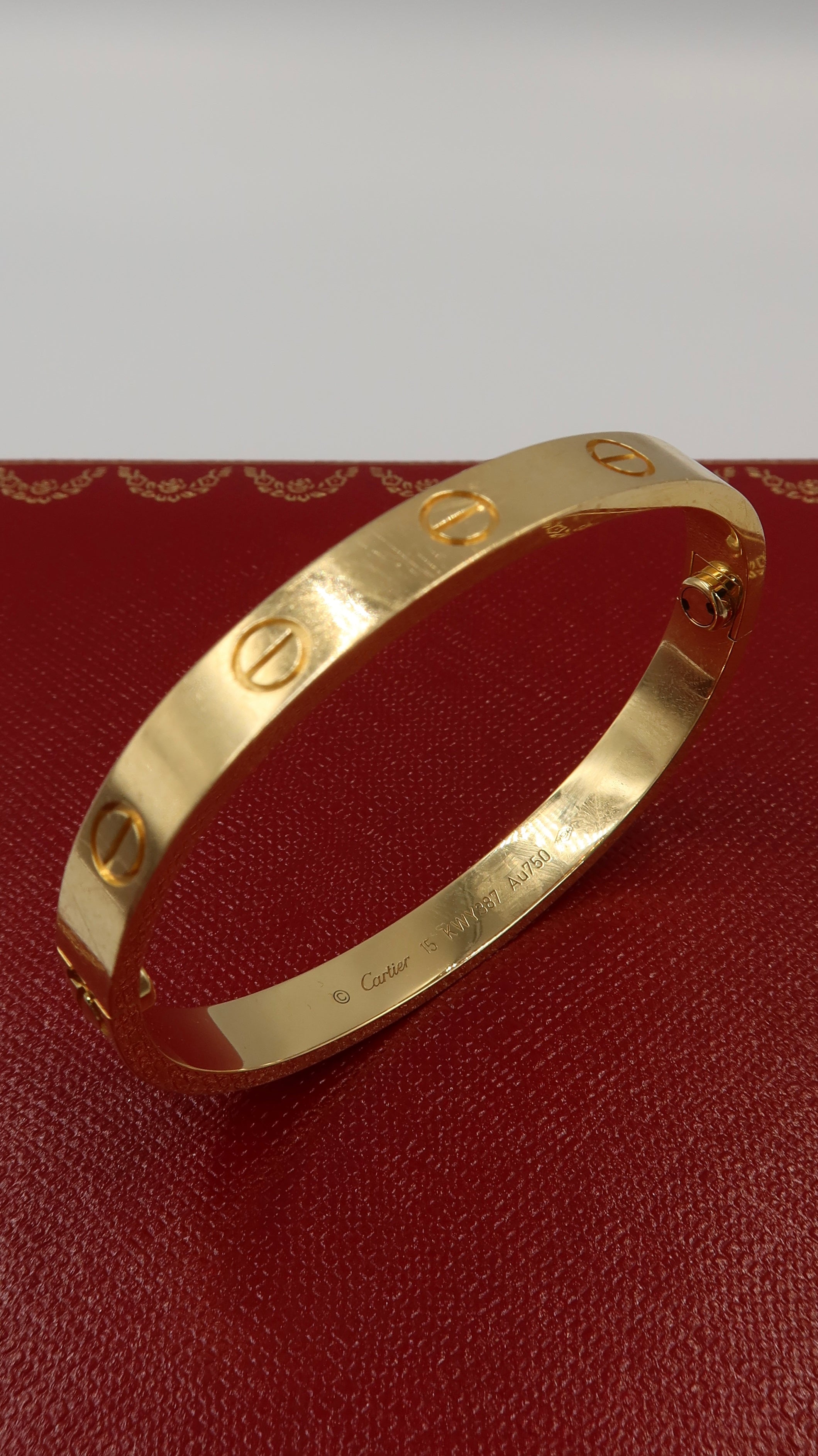 Cartier Love Bracelet (15/YG/*FULL SET*)