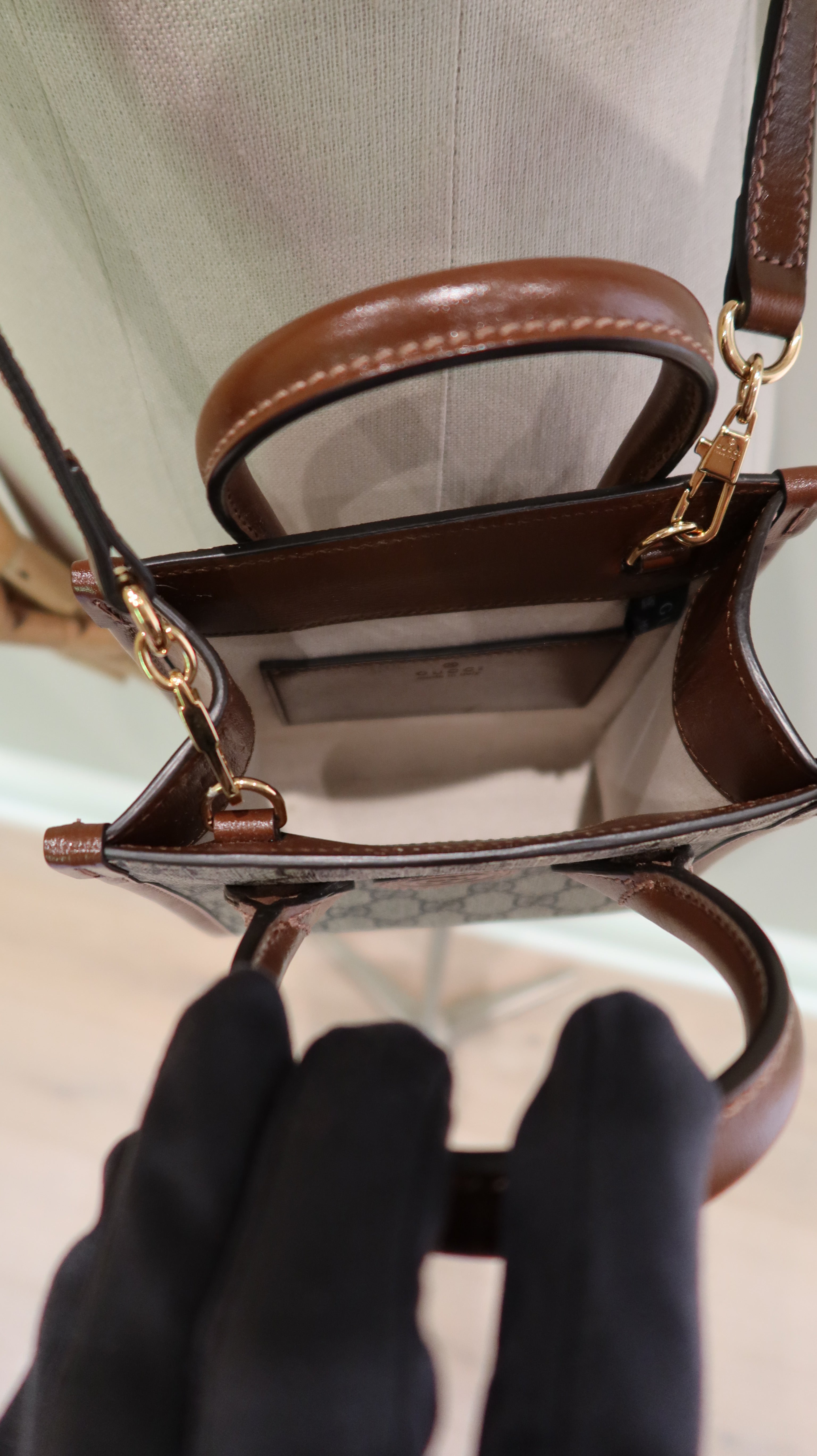 Gucci Supreme Mini Tote Bag