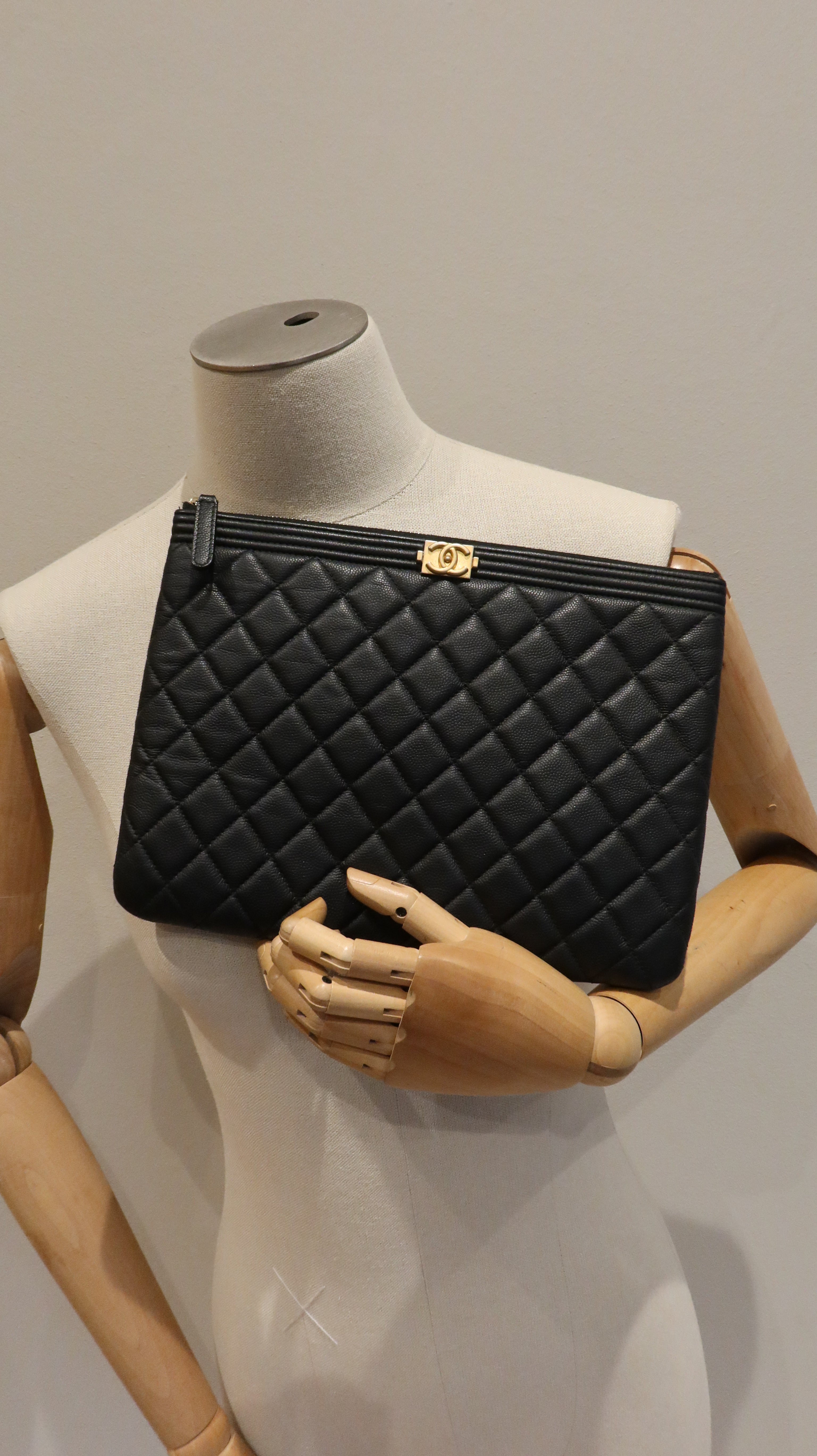 Chanel Boy Clutch