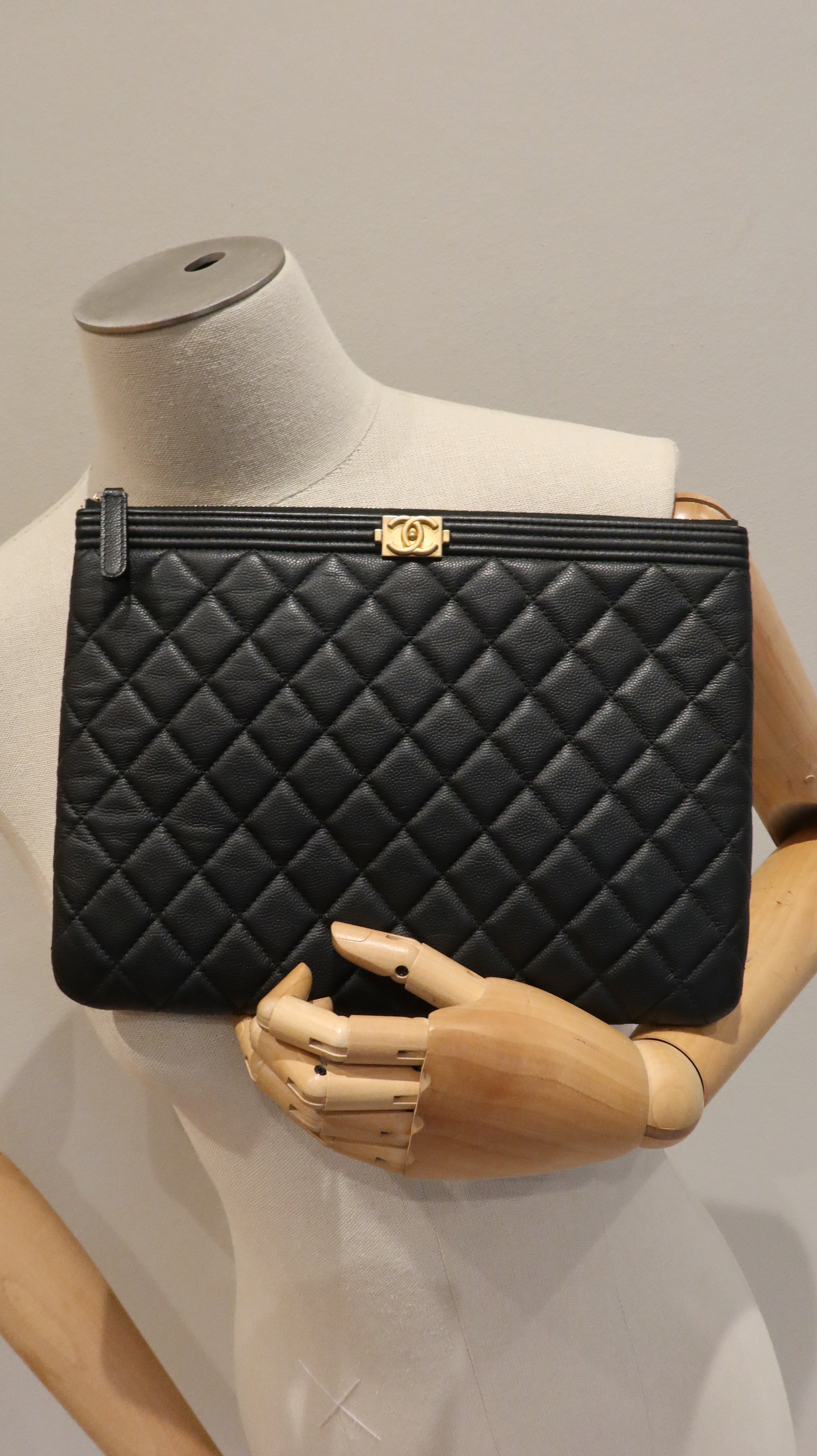 Chanel Boy Clutch