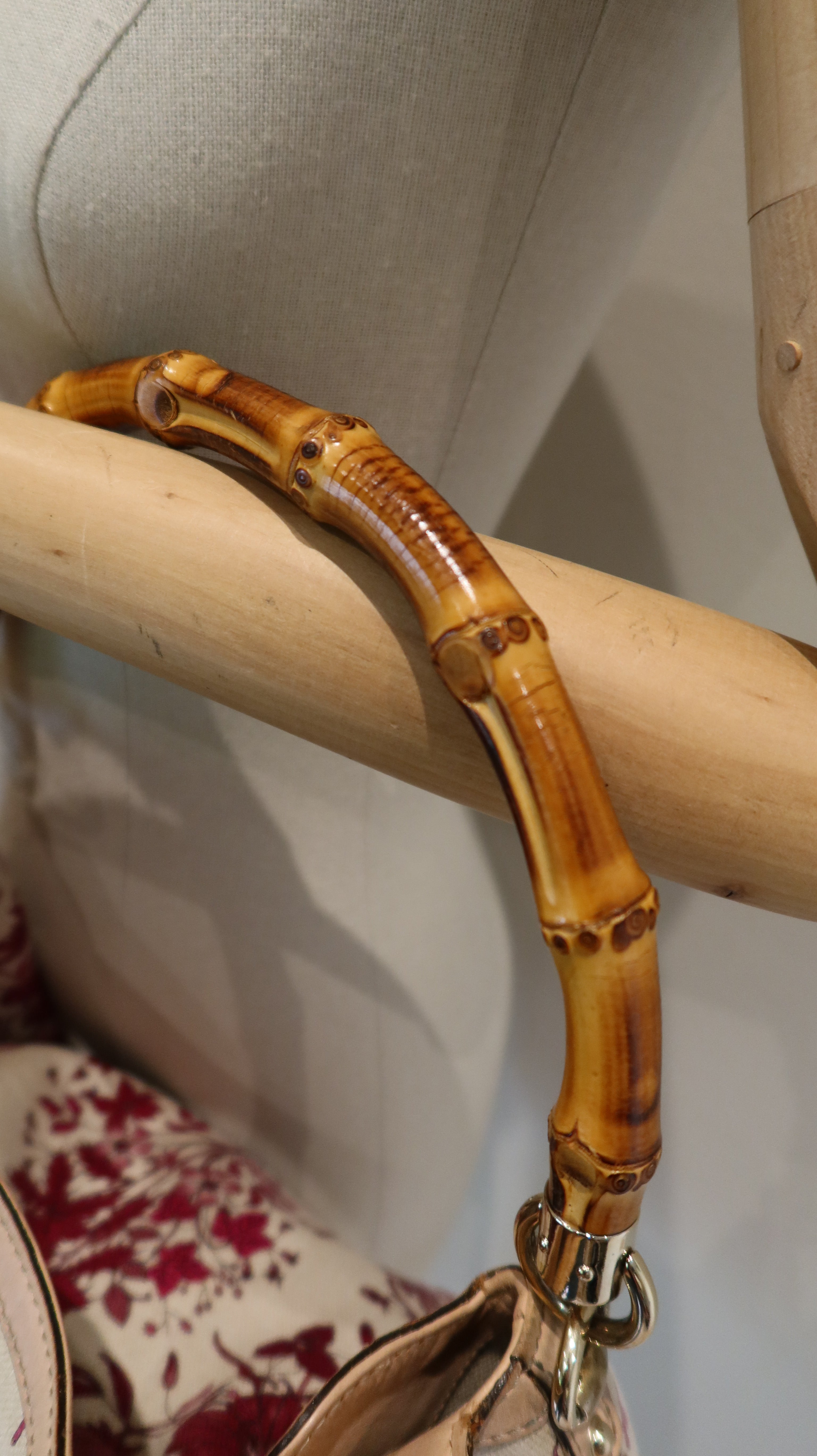 Gucci Flora Peggy Bamboo Bag