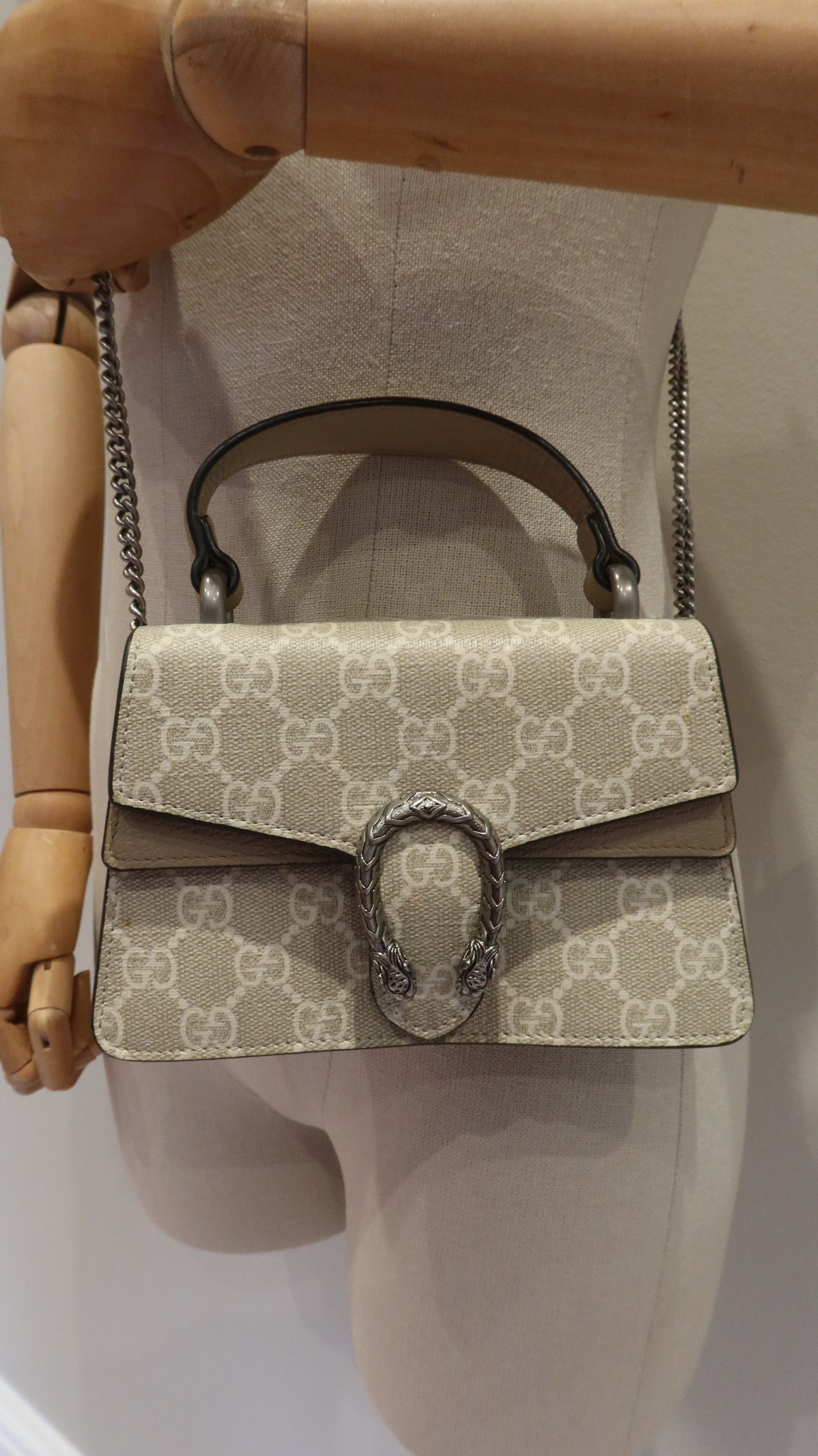 Gucci GG Supreme Mini Top Handle Bag