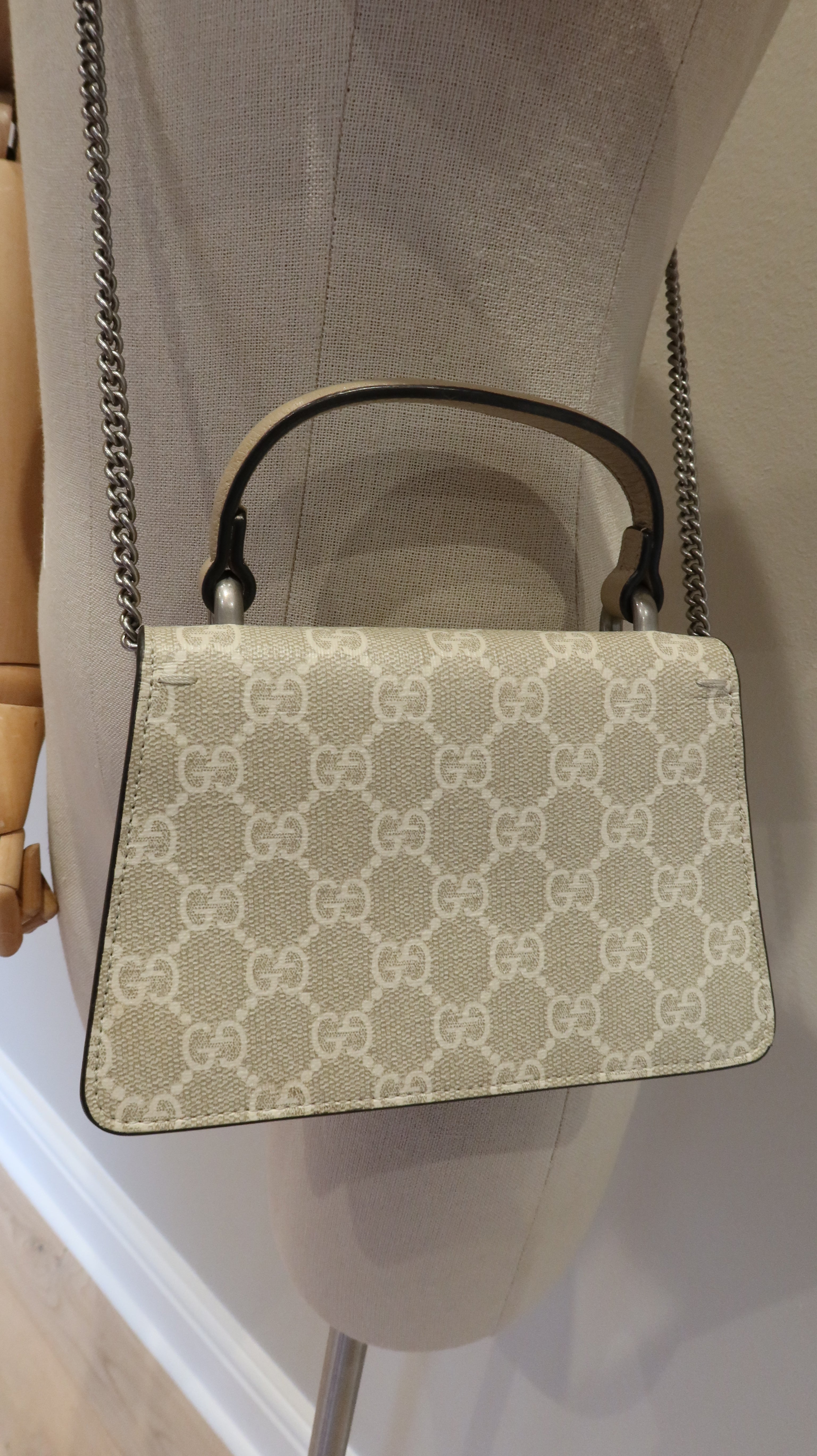 Gucci GG Supreme Mini Top Handle Bag