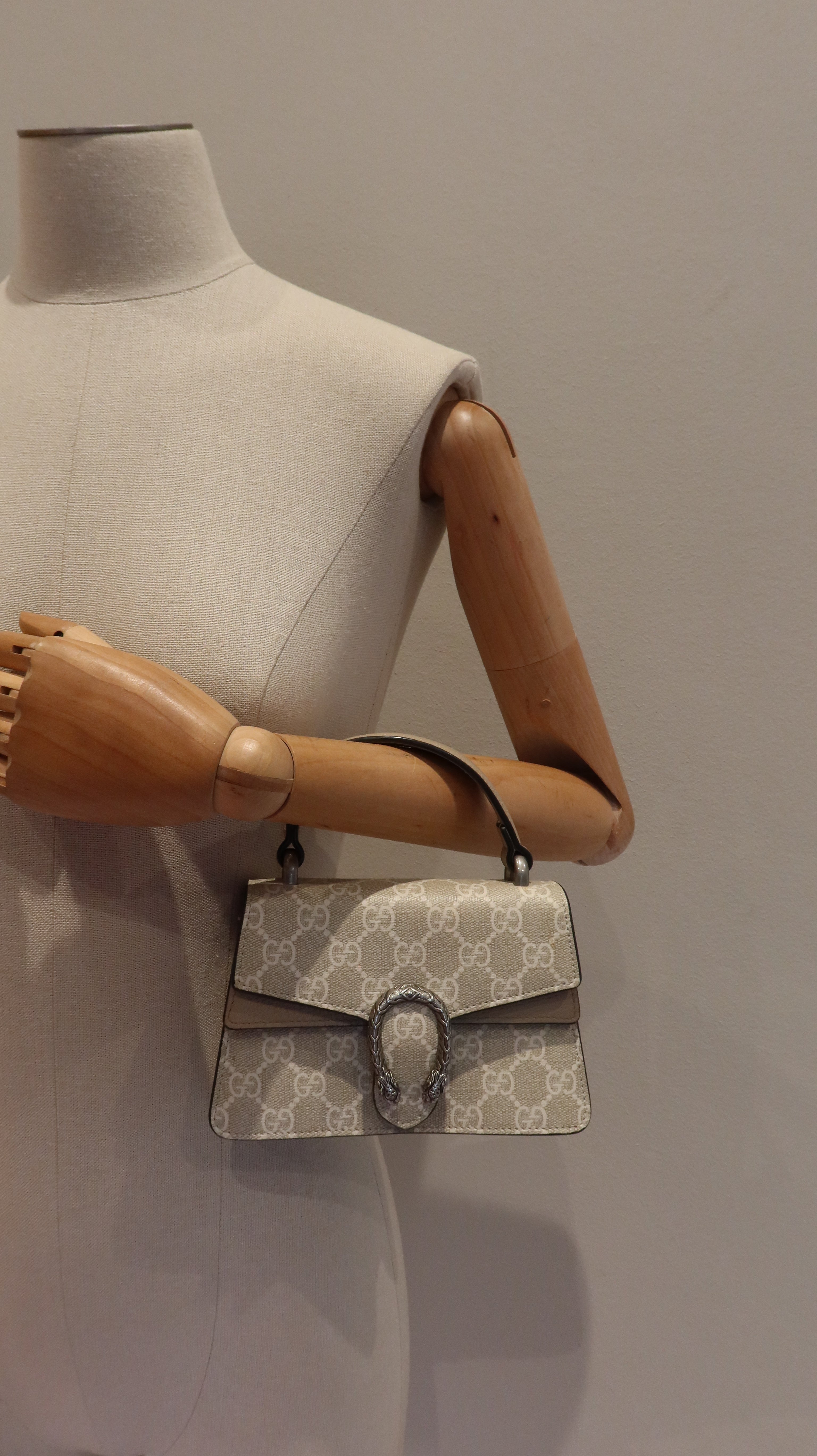 Gucci GG Supreme Mini Top Handle Bag