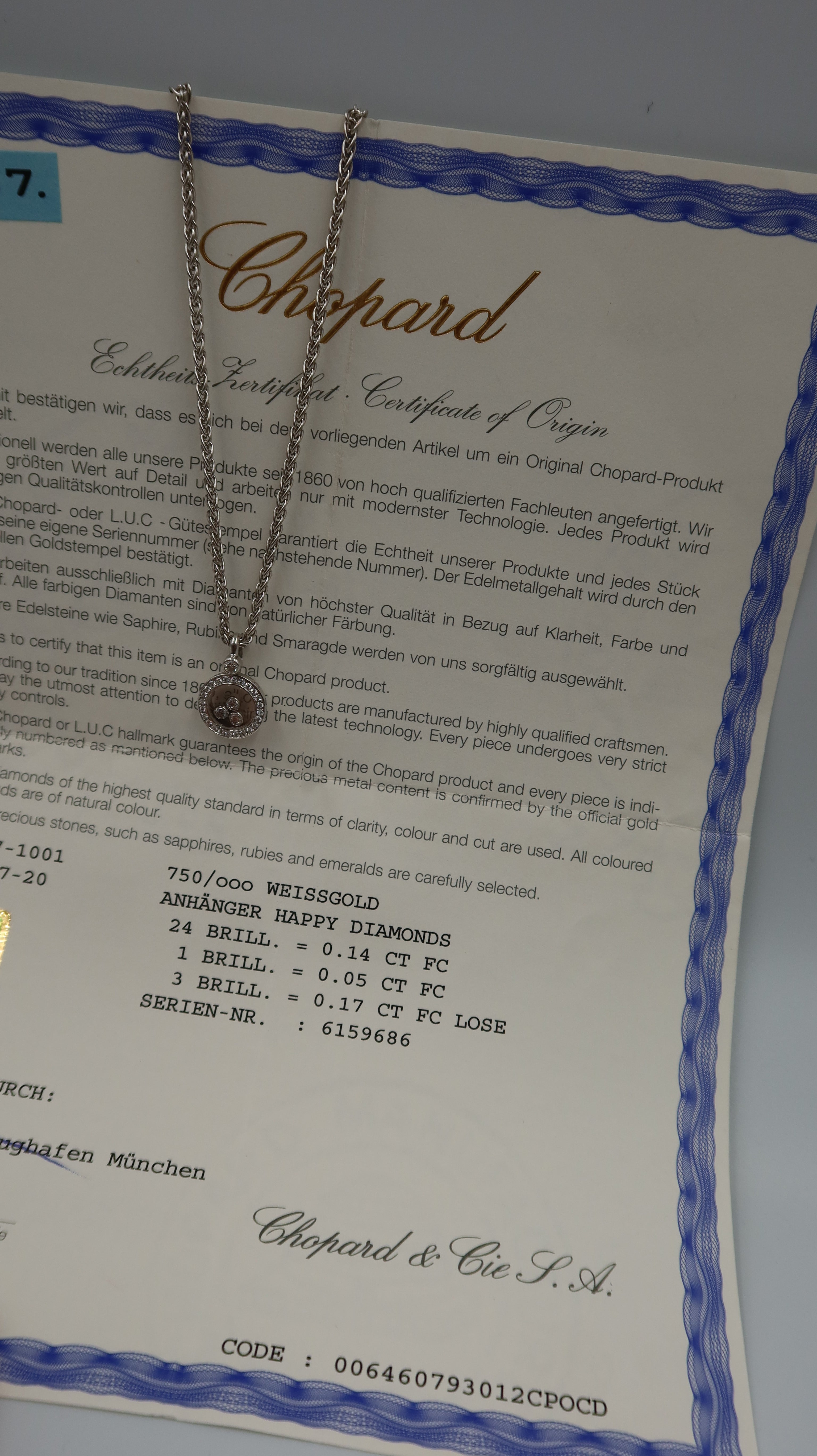 Chopard Happy Diamonds Necklace