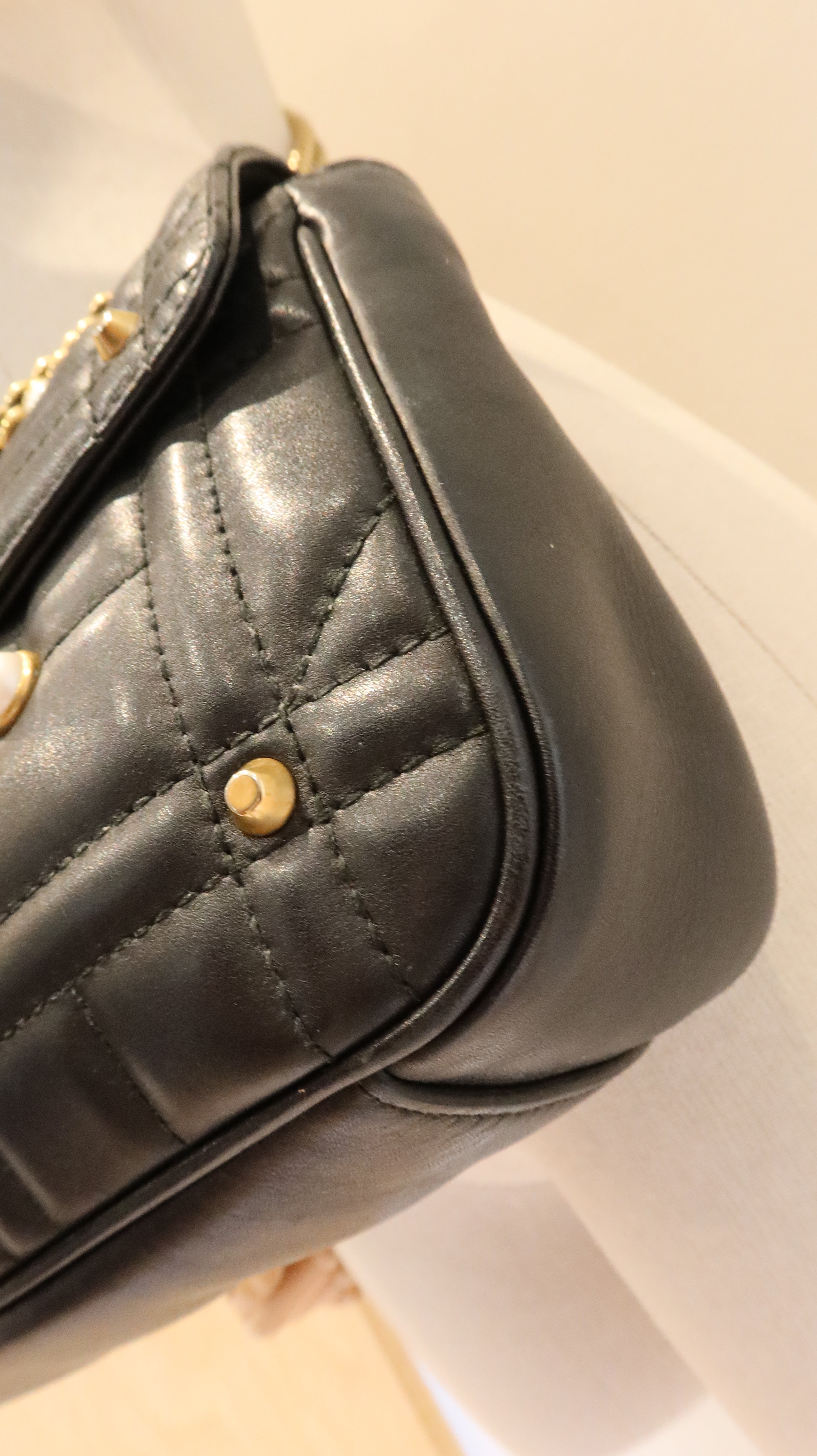 Gucci Pearl Studded Marmont Bag