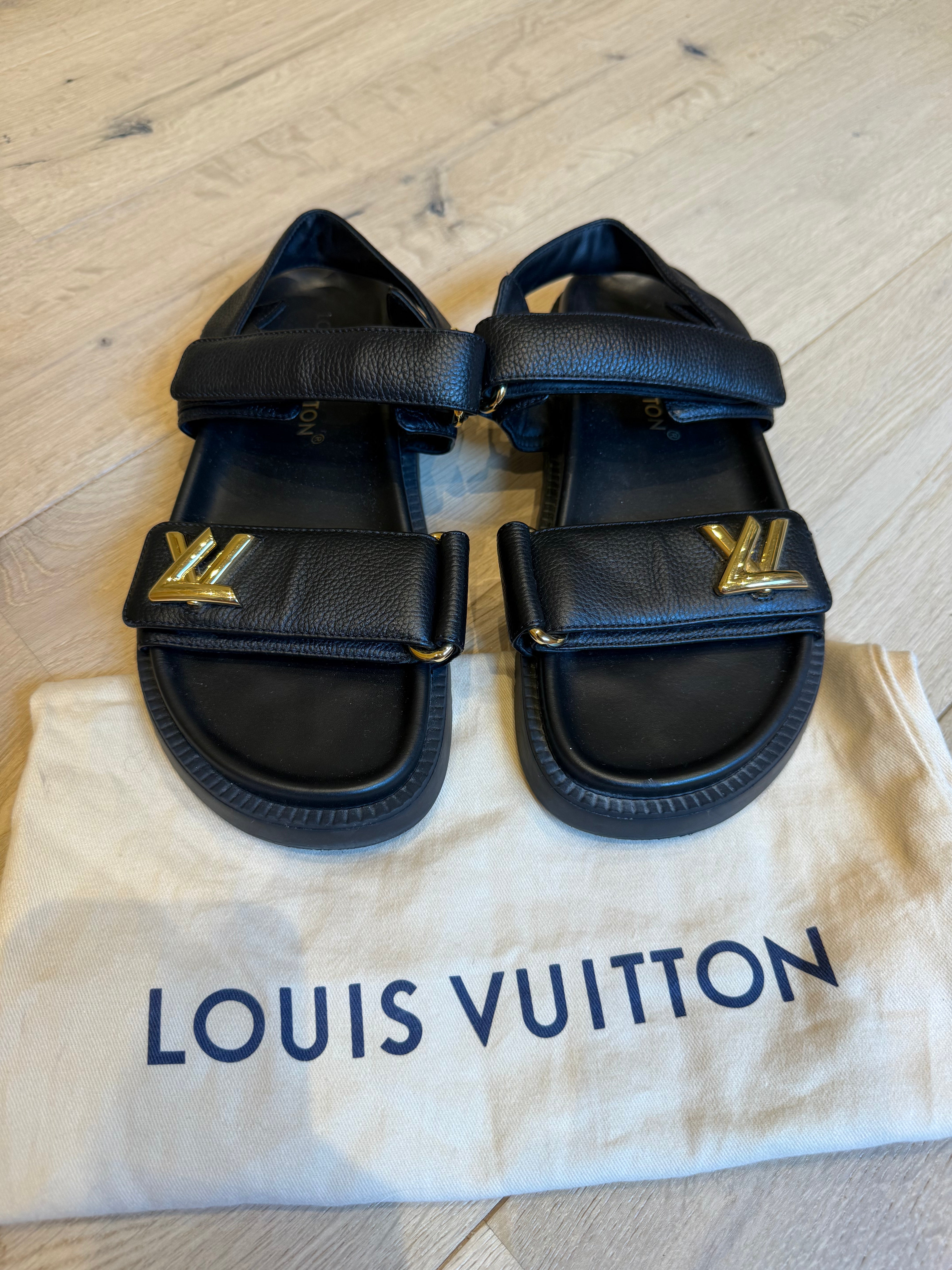Louis Vuitton Sunset Flat Comfort Sandals (EU37)