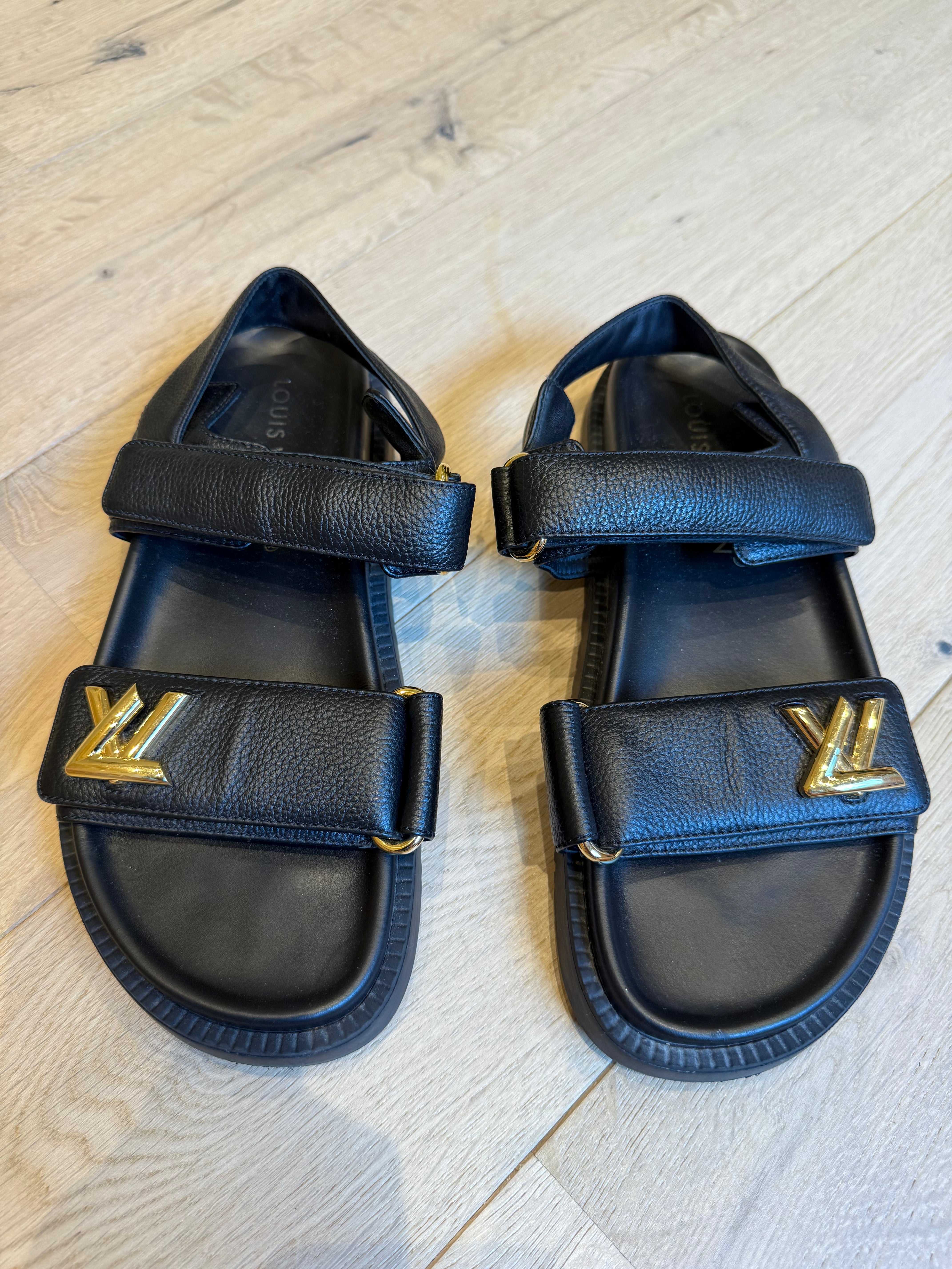 Louis Vuitton Sunset Flat Comfort Sandals (EU37)