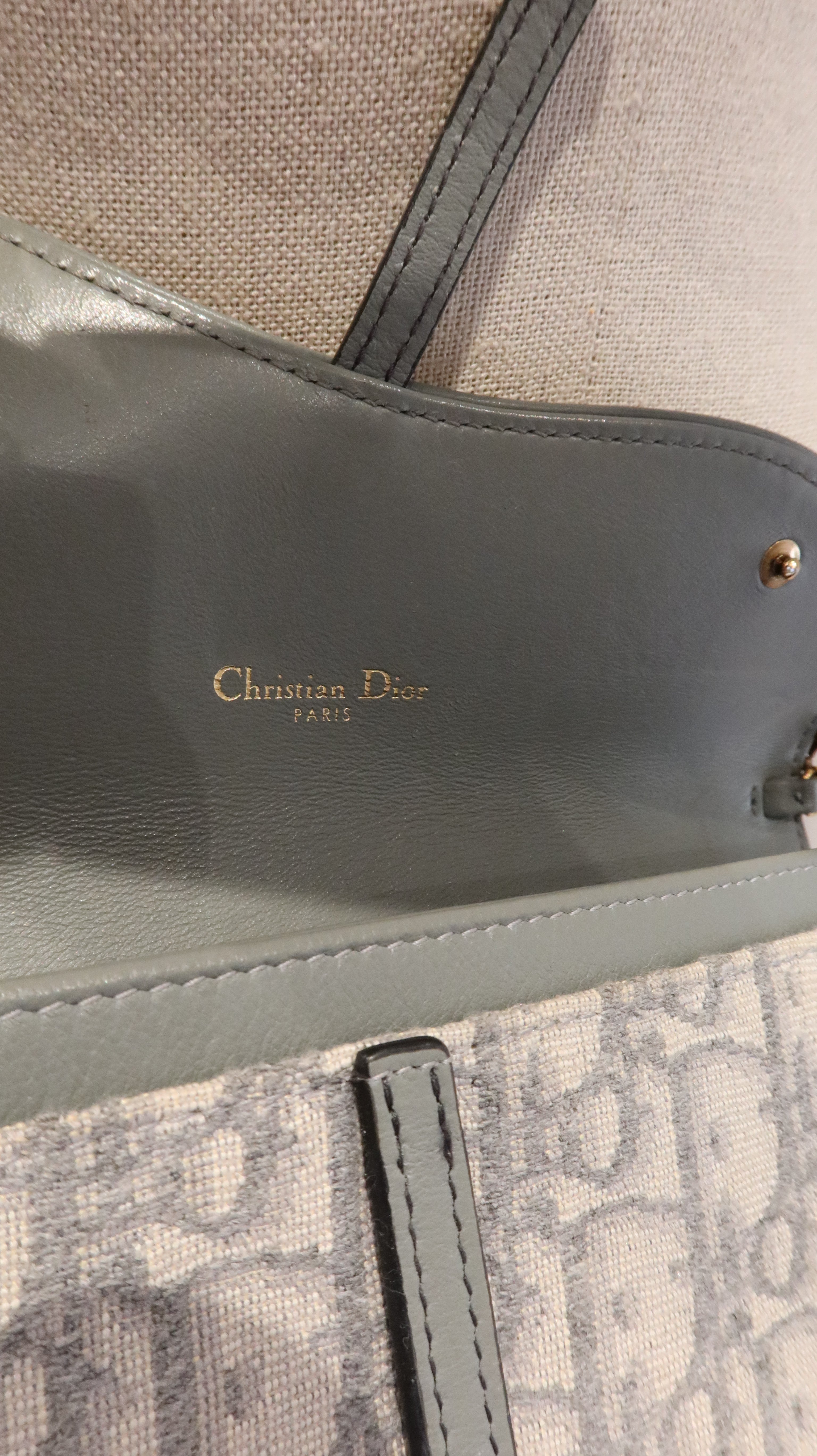 Christian Dior Saddle Wallet On Chain