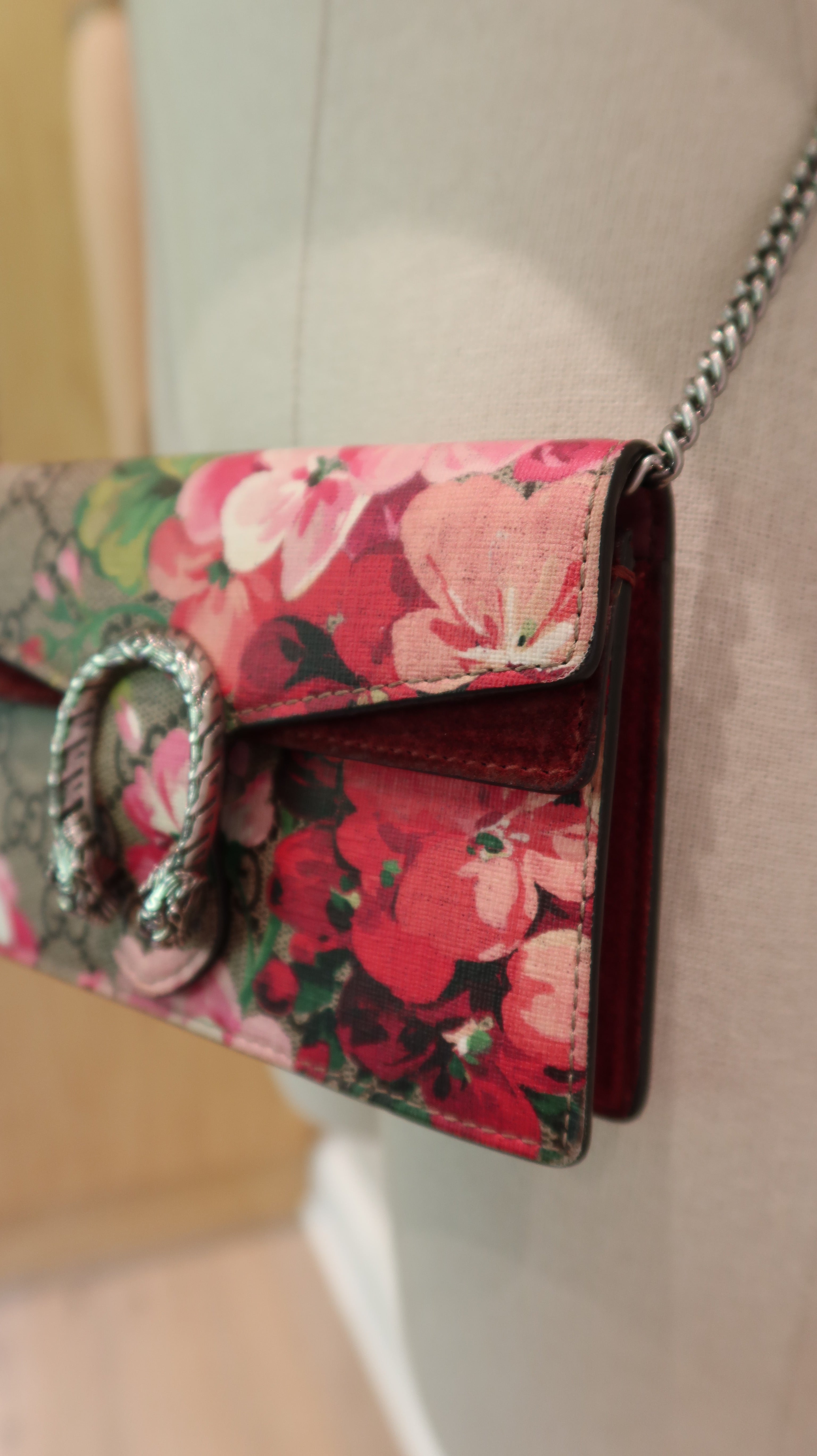 Gucci Super Mini Dionysus Blooms Bag