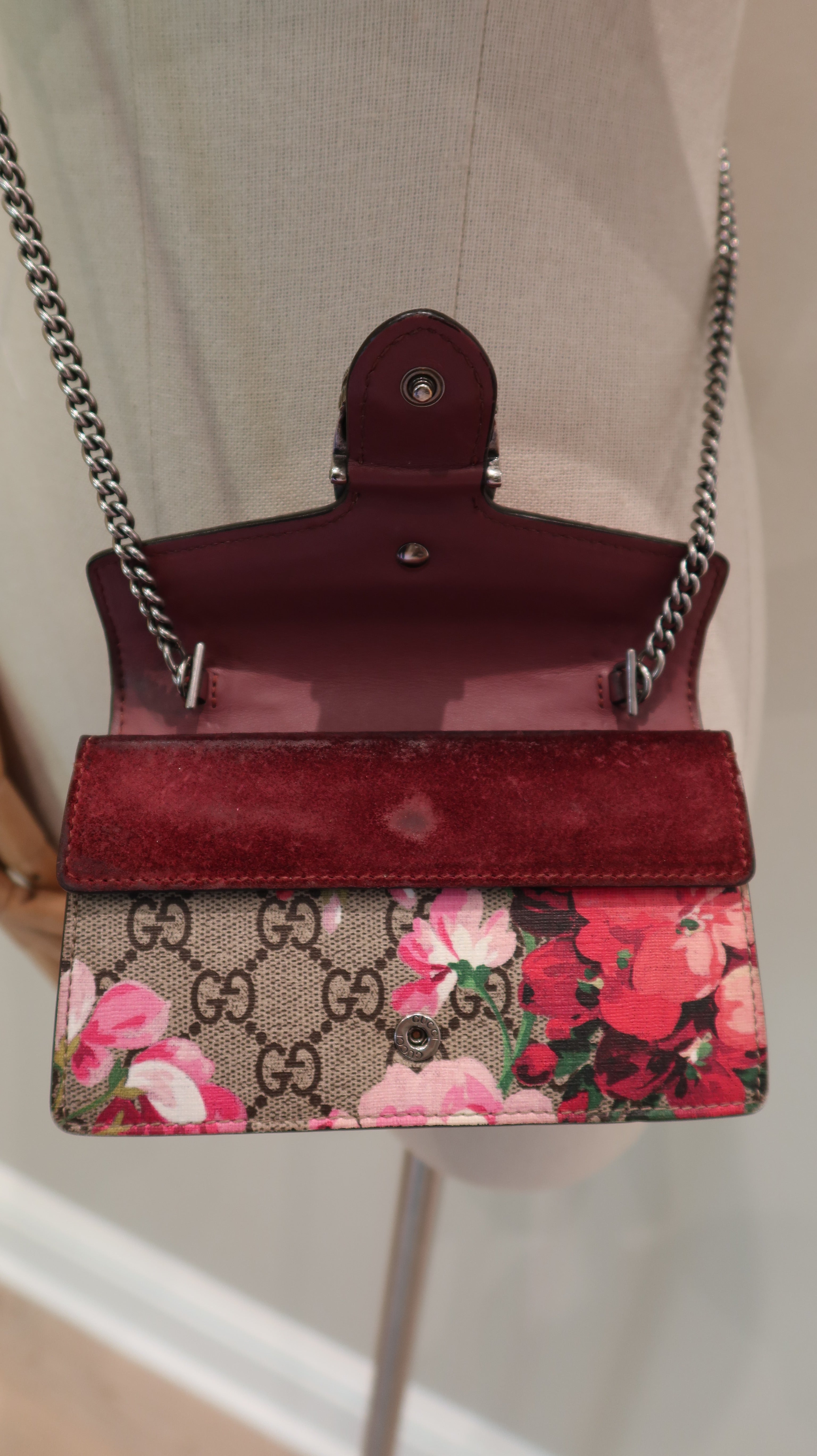 Gucci Super Mini Dionysus Blooms Bag
