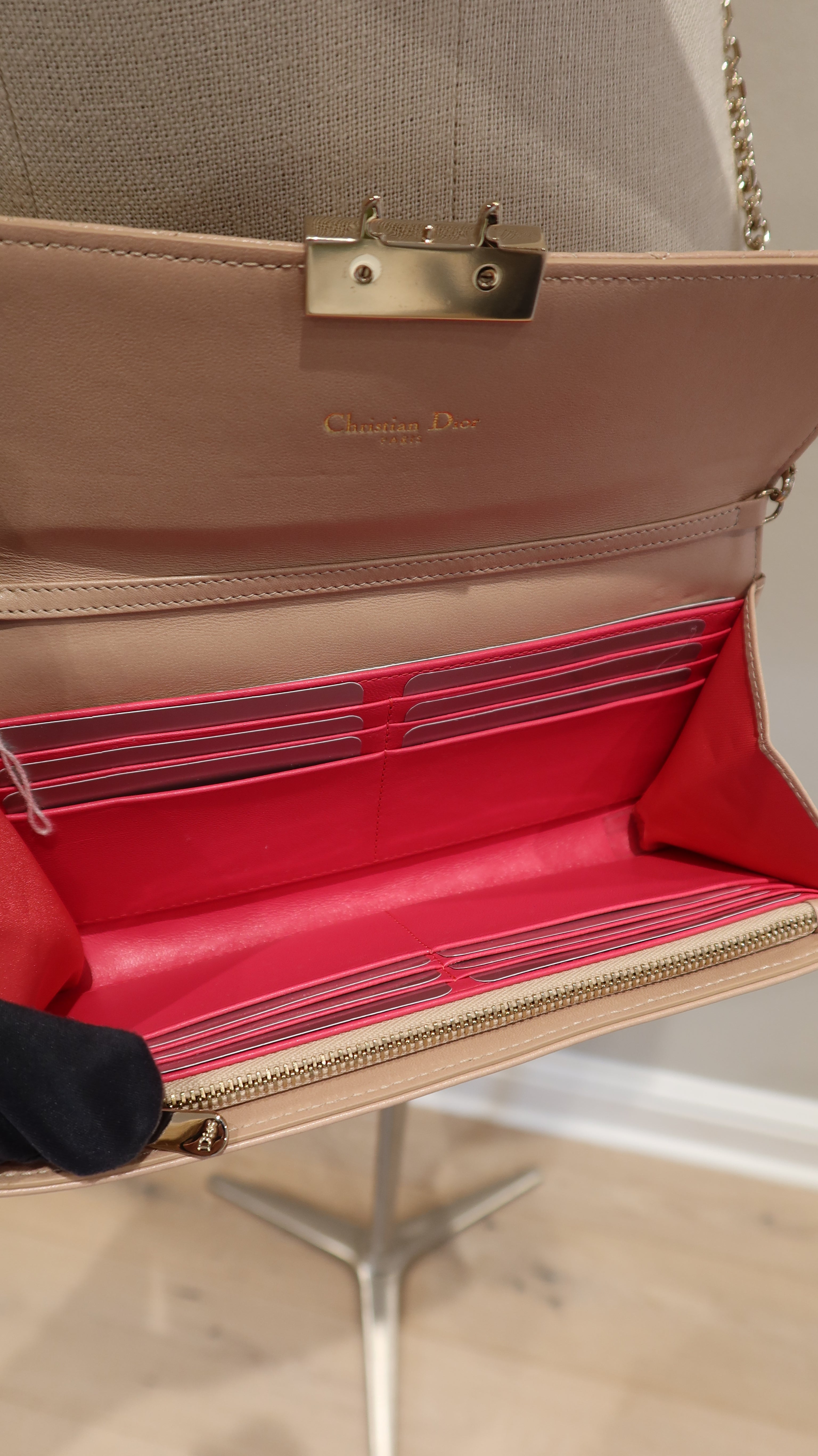 Christian Dior Wallet On Chain