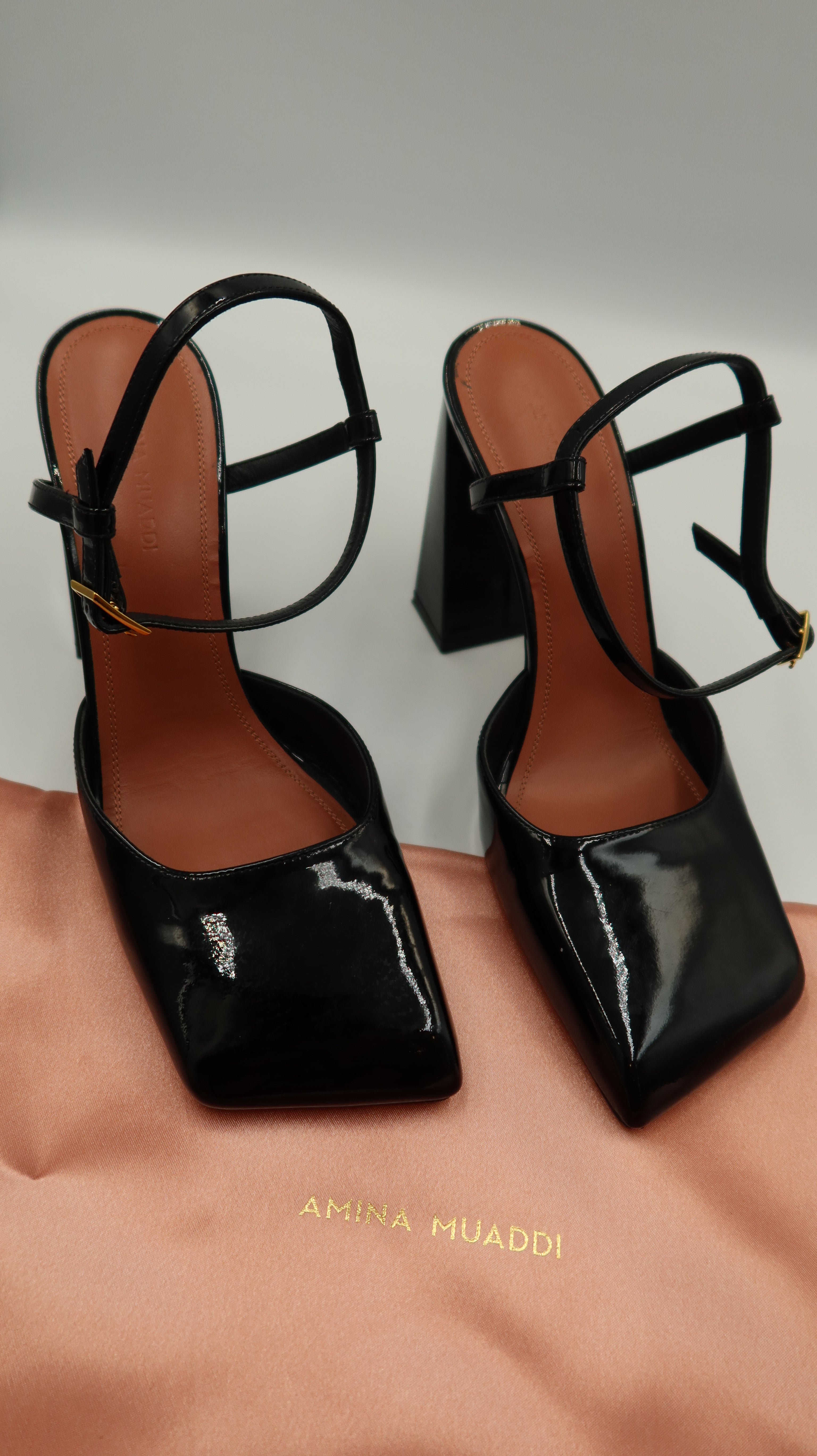 Amina Muaddi Charlotte Heel (EU37.5)