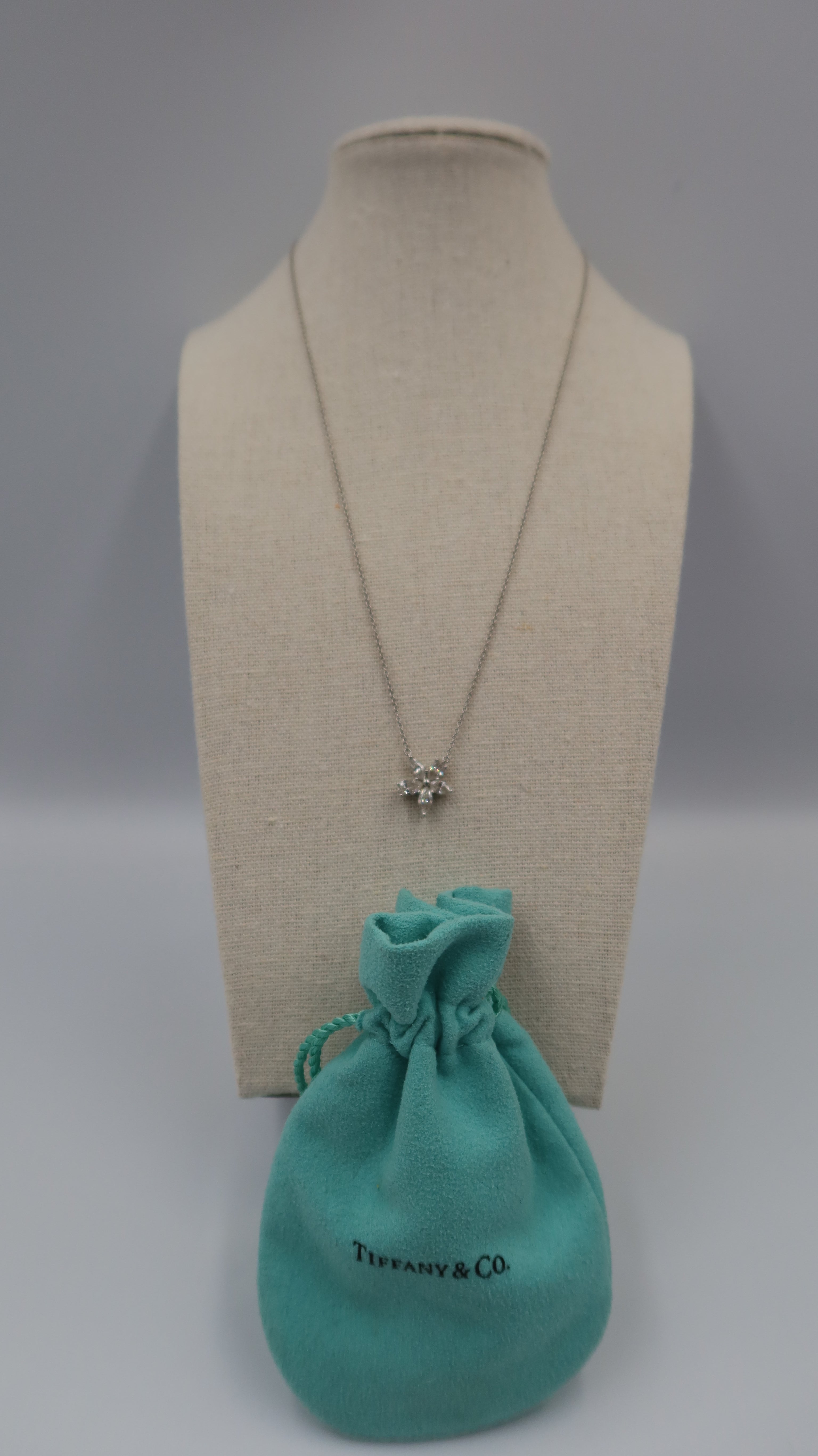 Tiffany & Co Victoria Diamond Mixed Cluster Pendant