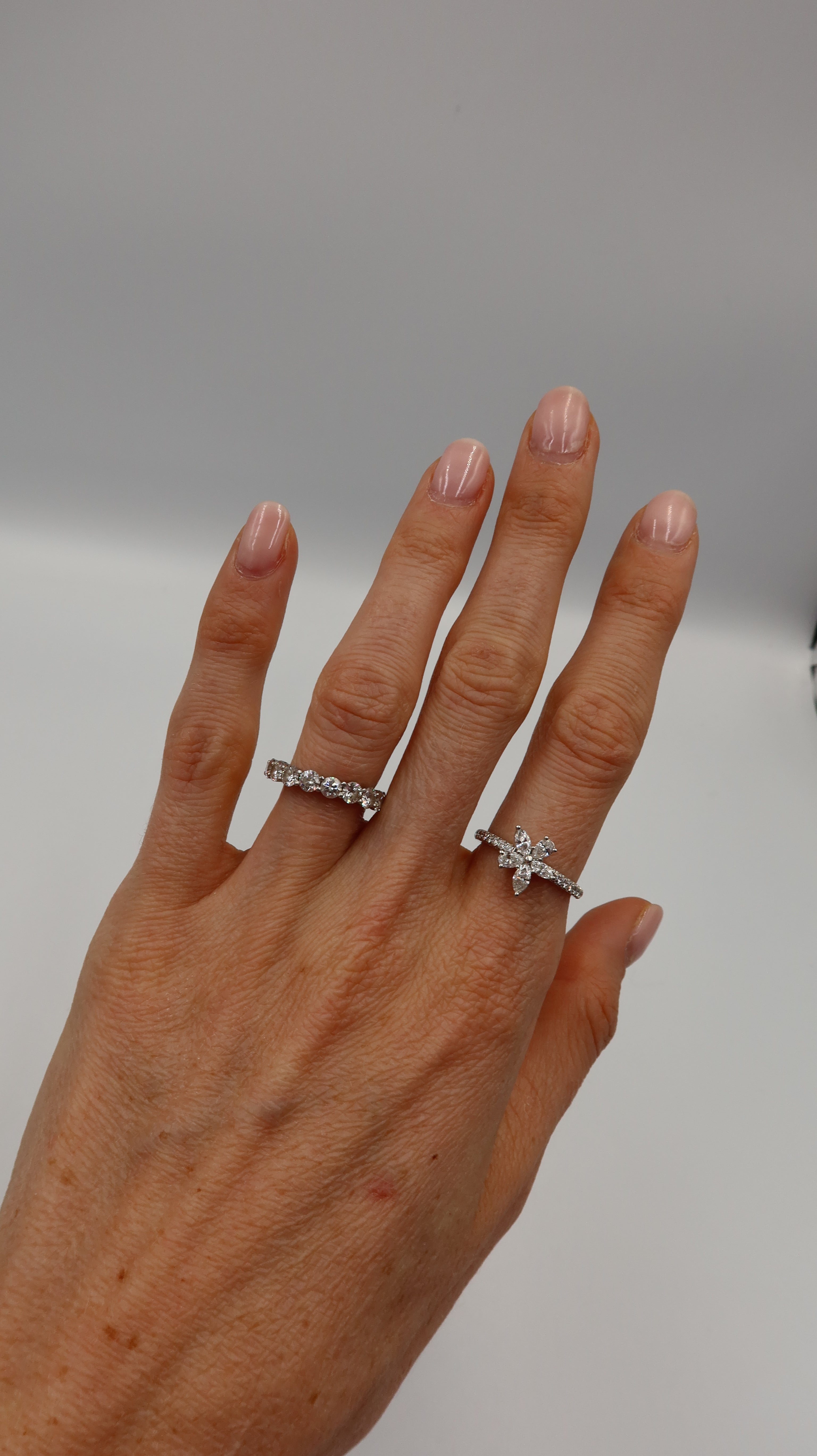 Tiffany & Co Victoria Diamond Mixed Cluster Ring (60/S)