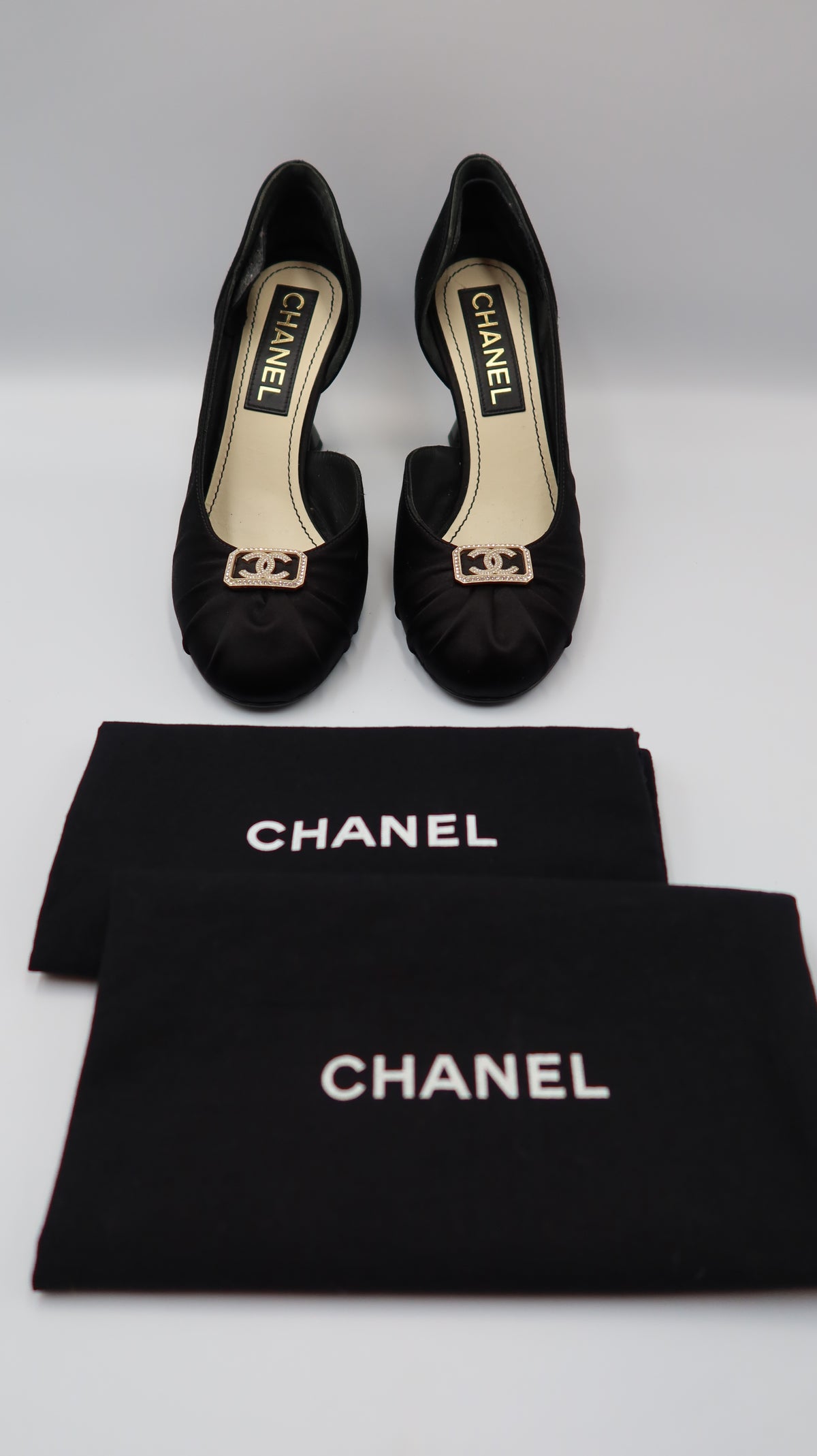 Chanel Silk Heels (EU35.5)