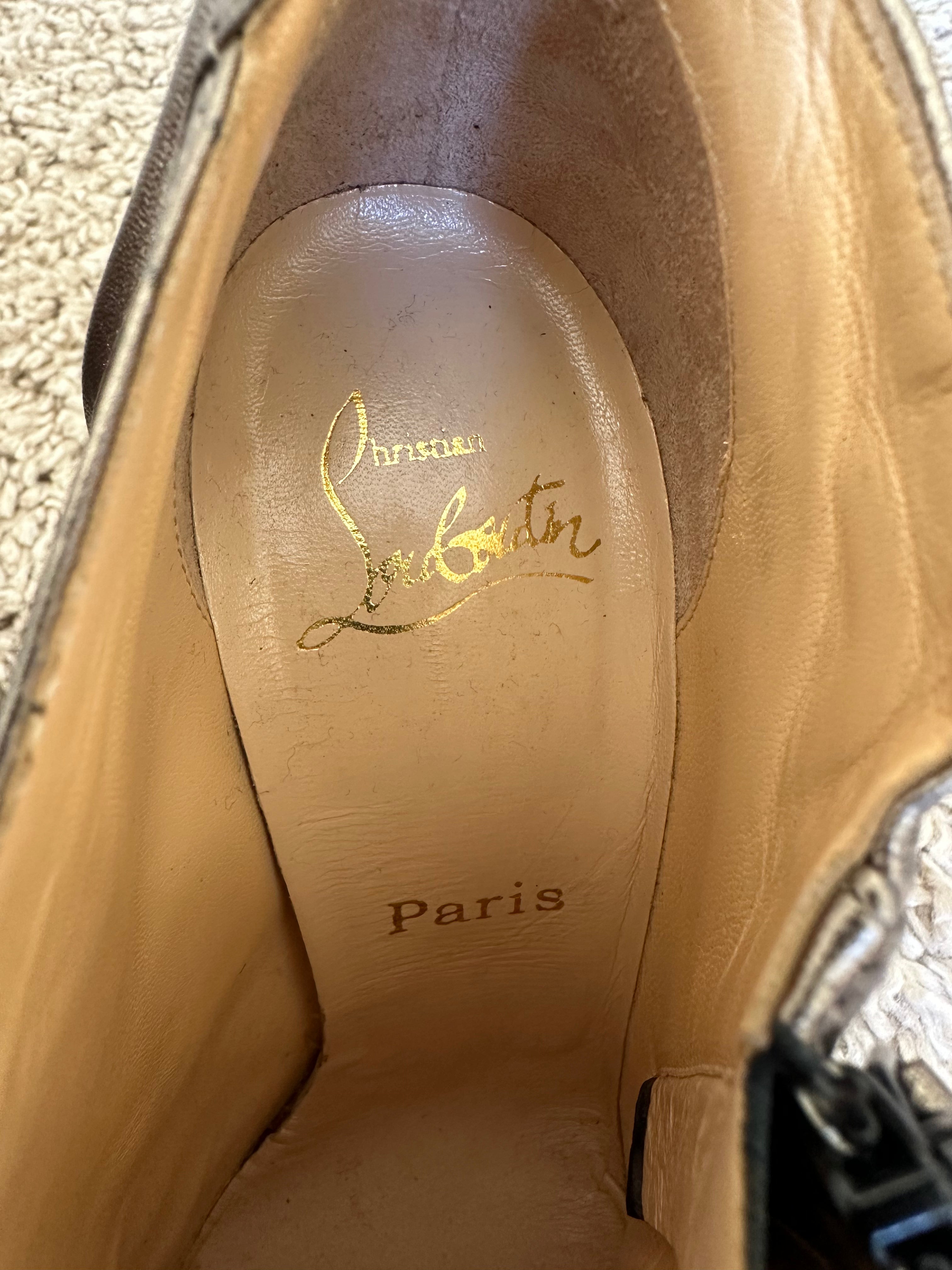 Christian Louboutin Metallic Heels (EU38.5)