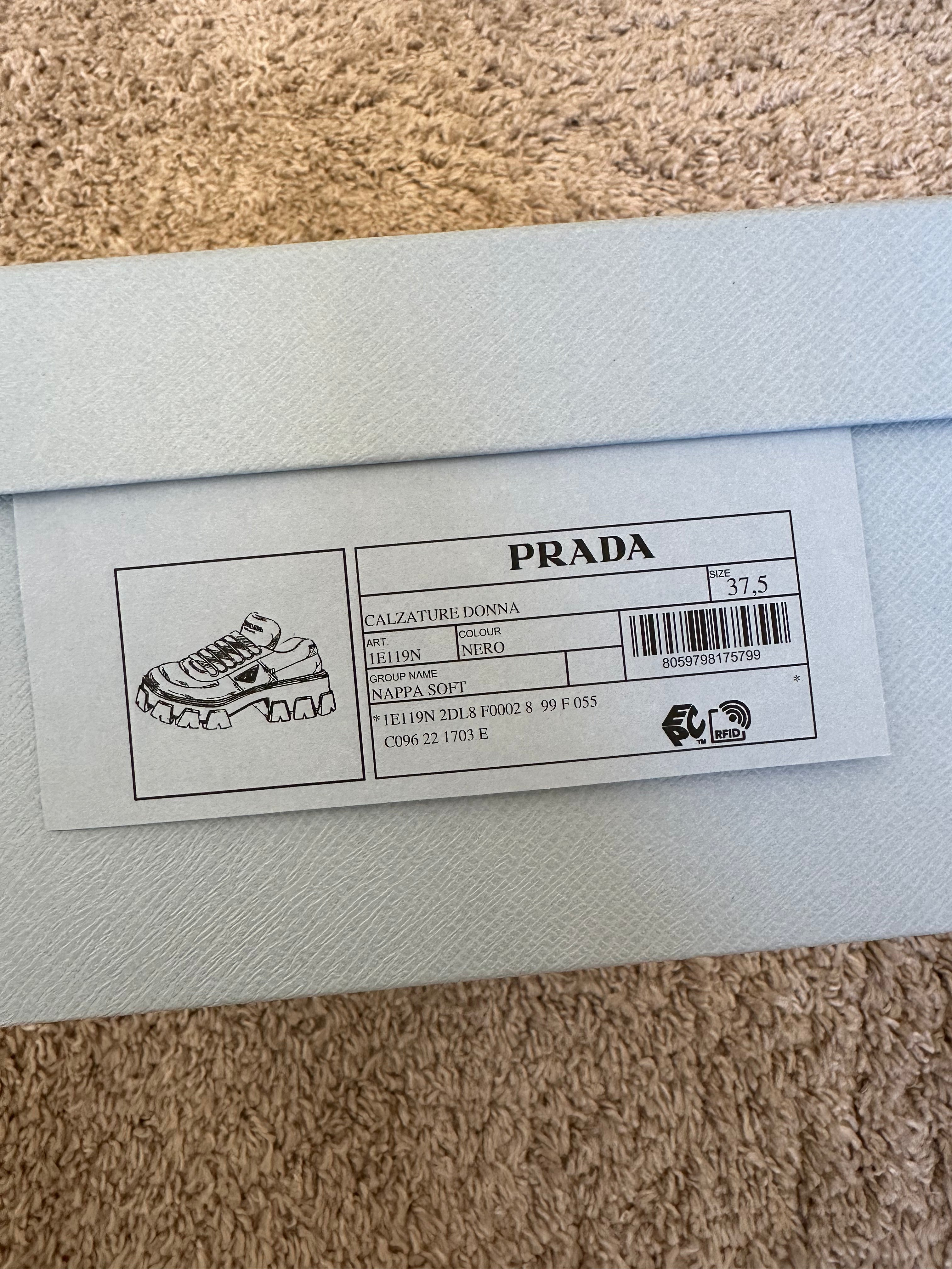 Prada Soft Lace Ups (EU37.5)