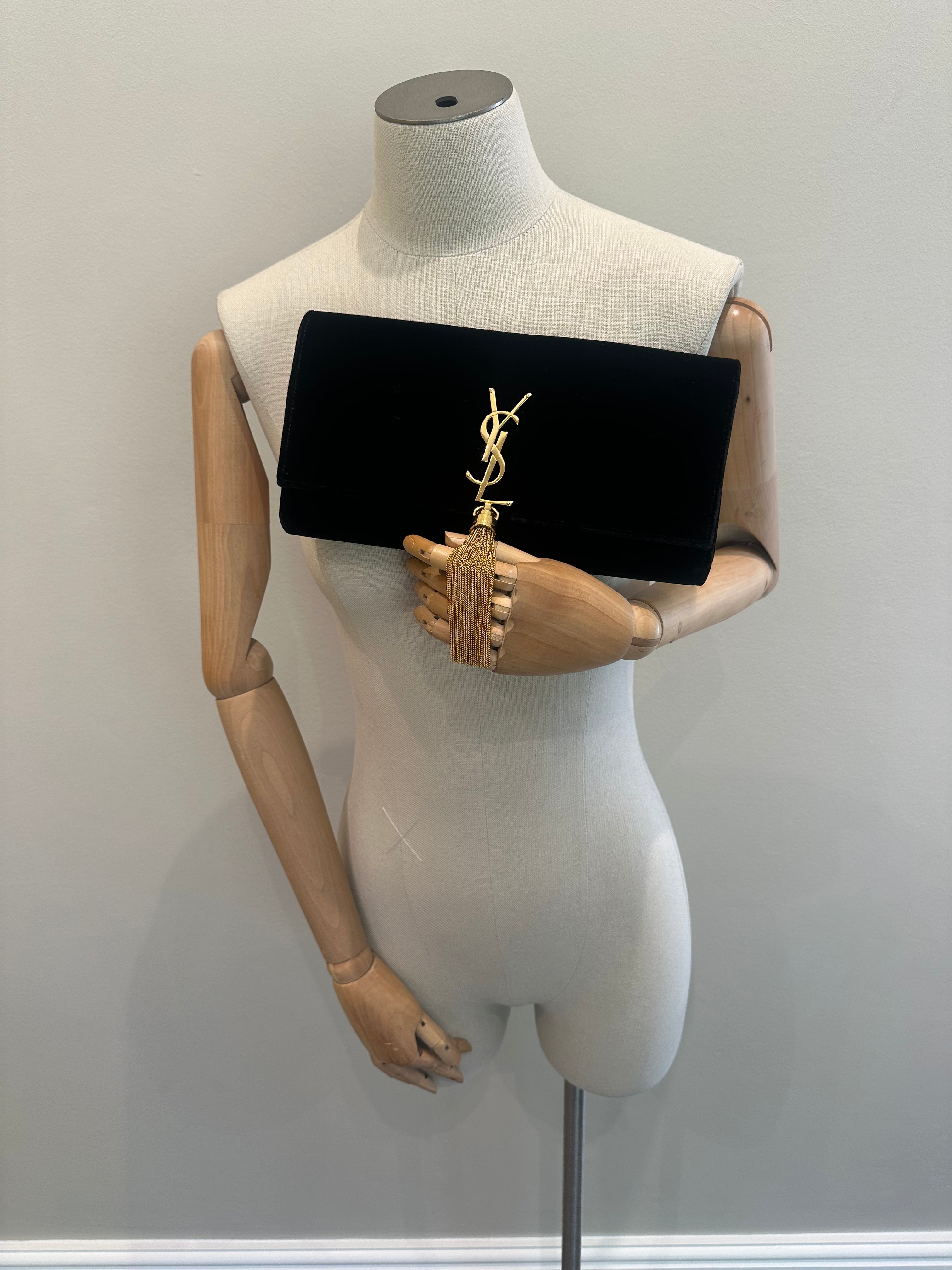 Saint Laurent Tassel Clutch